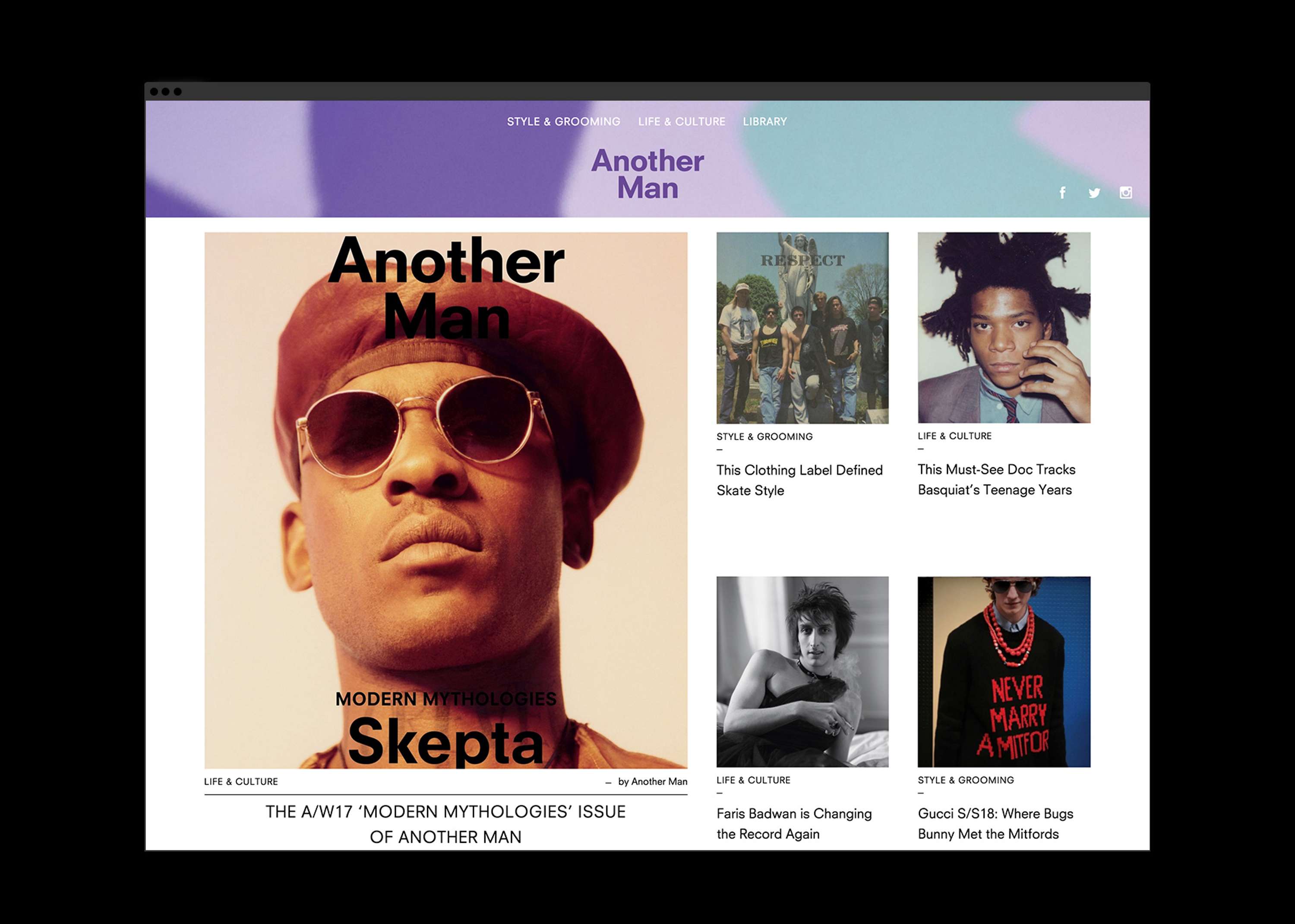 Another Man Site by Holly Benwell