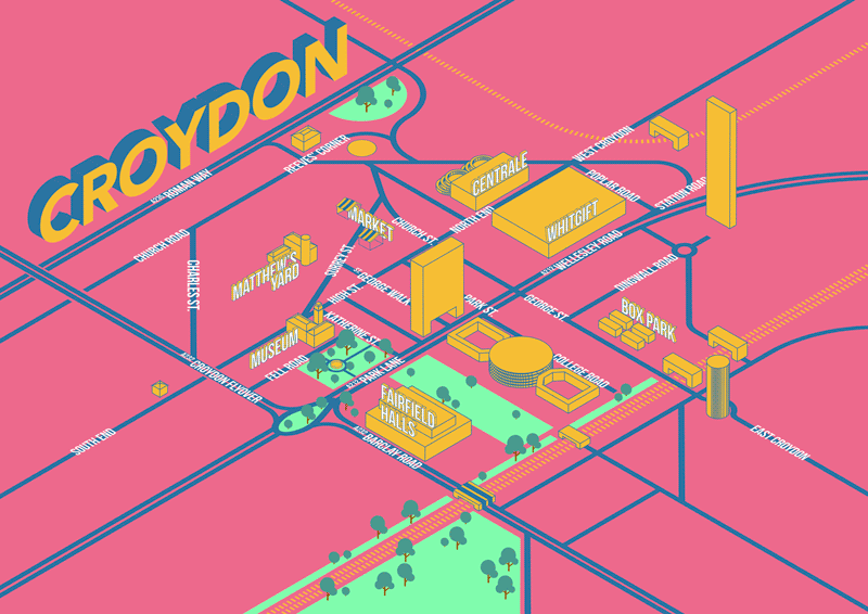 Croydon Map by James Gowdy