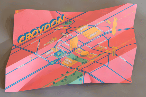 Croydon Map by James Gowdy