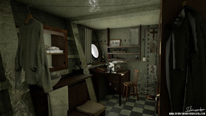 1930's sailor's cabin by Thanos Makrynikolas
