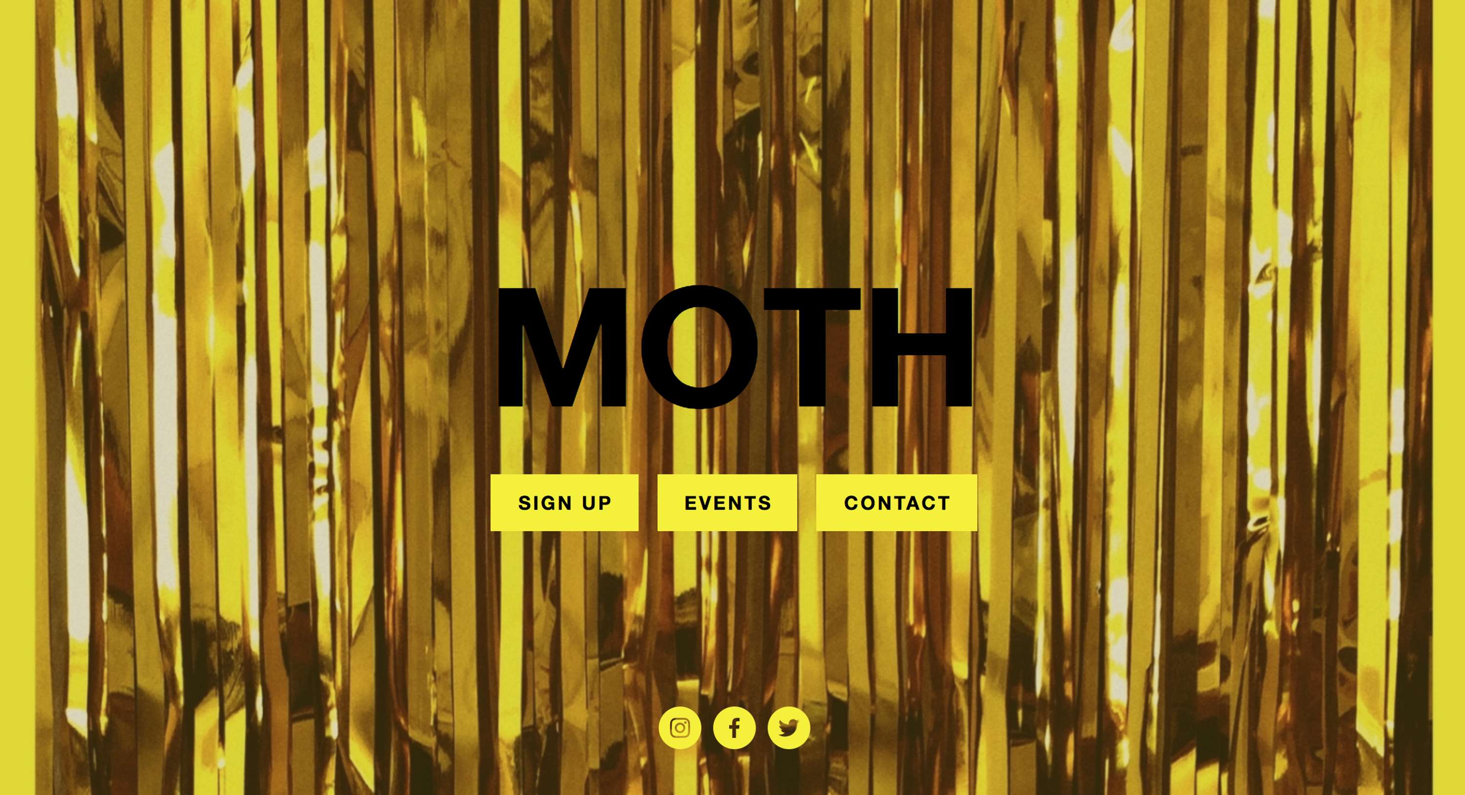 MOTH CLUB DESIGN, BRANDING, GRAPHICS, MARKETING AND PROGRAMMING by Lanzarote Works