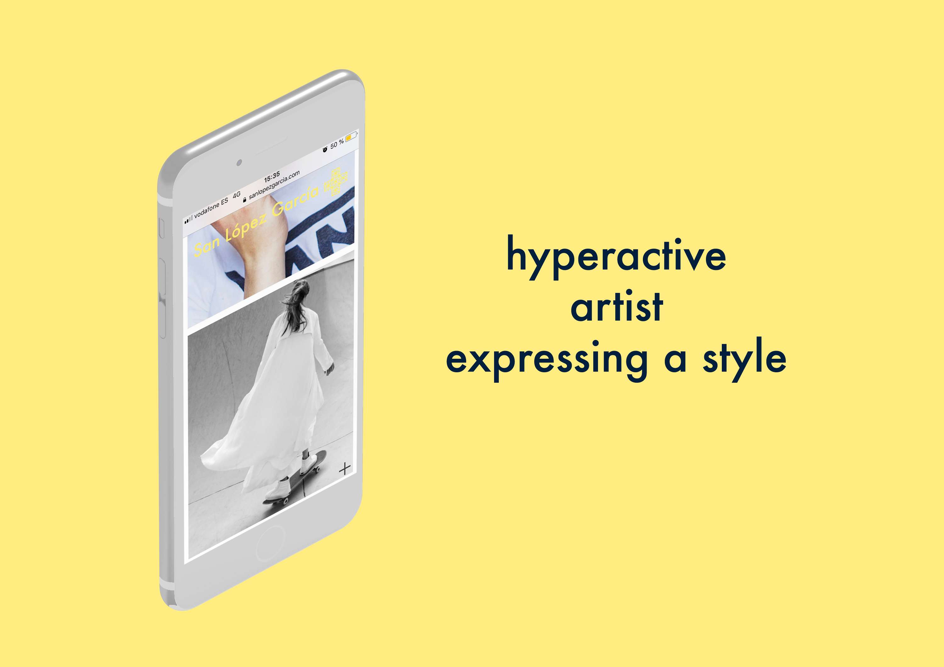 hyperactive artist | brand & web design by Sandra Lopez Garcia