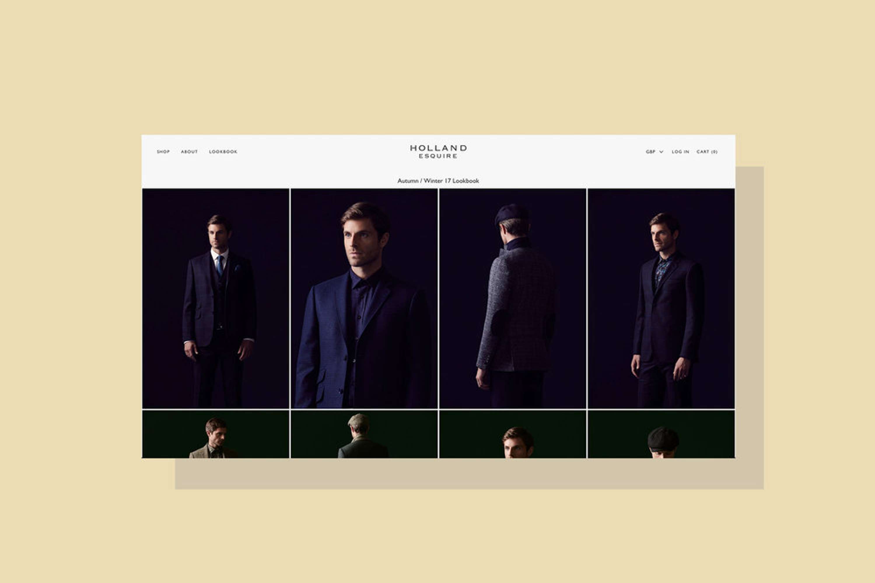 Holland Esquire - Ecommerce Build by Not Studio