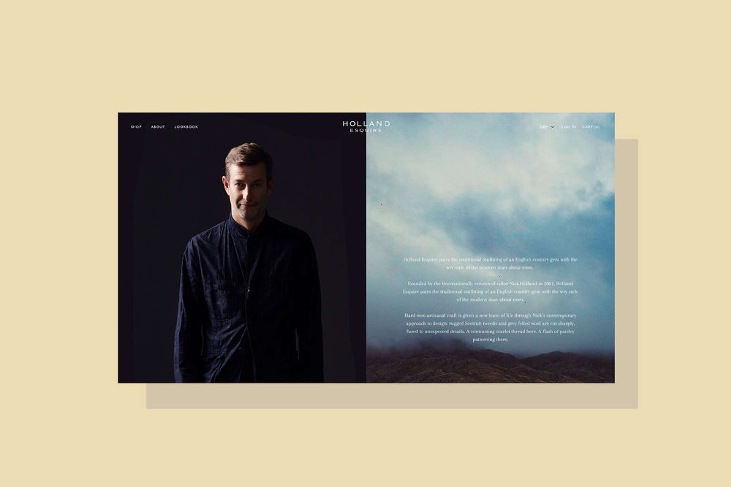 Holland Esquire - Ecommerce Build by Not Studio