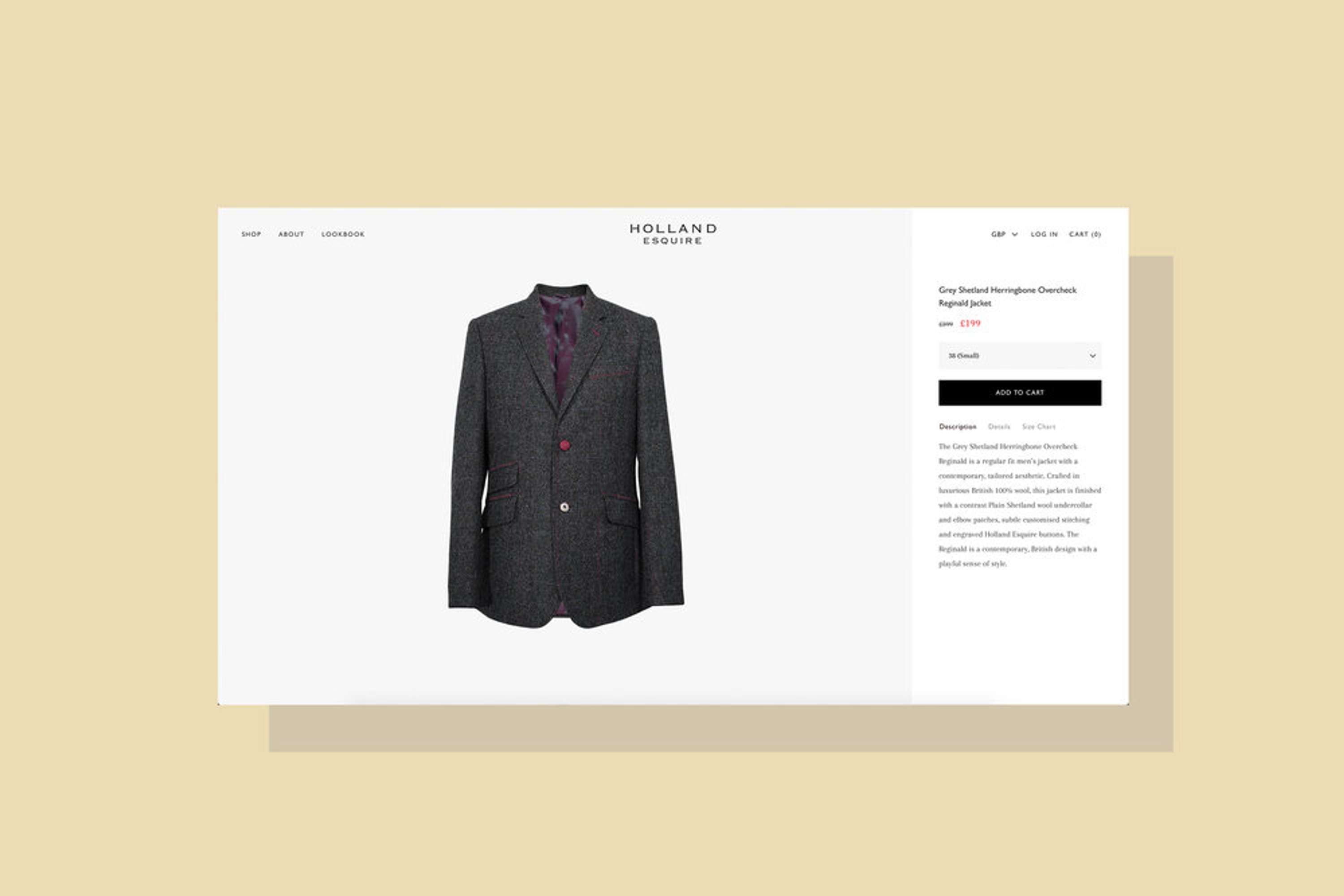 Holland Esquire - Ecommerce Build by Not Studio