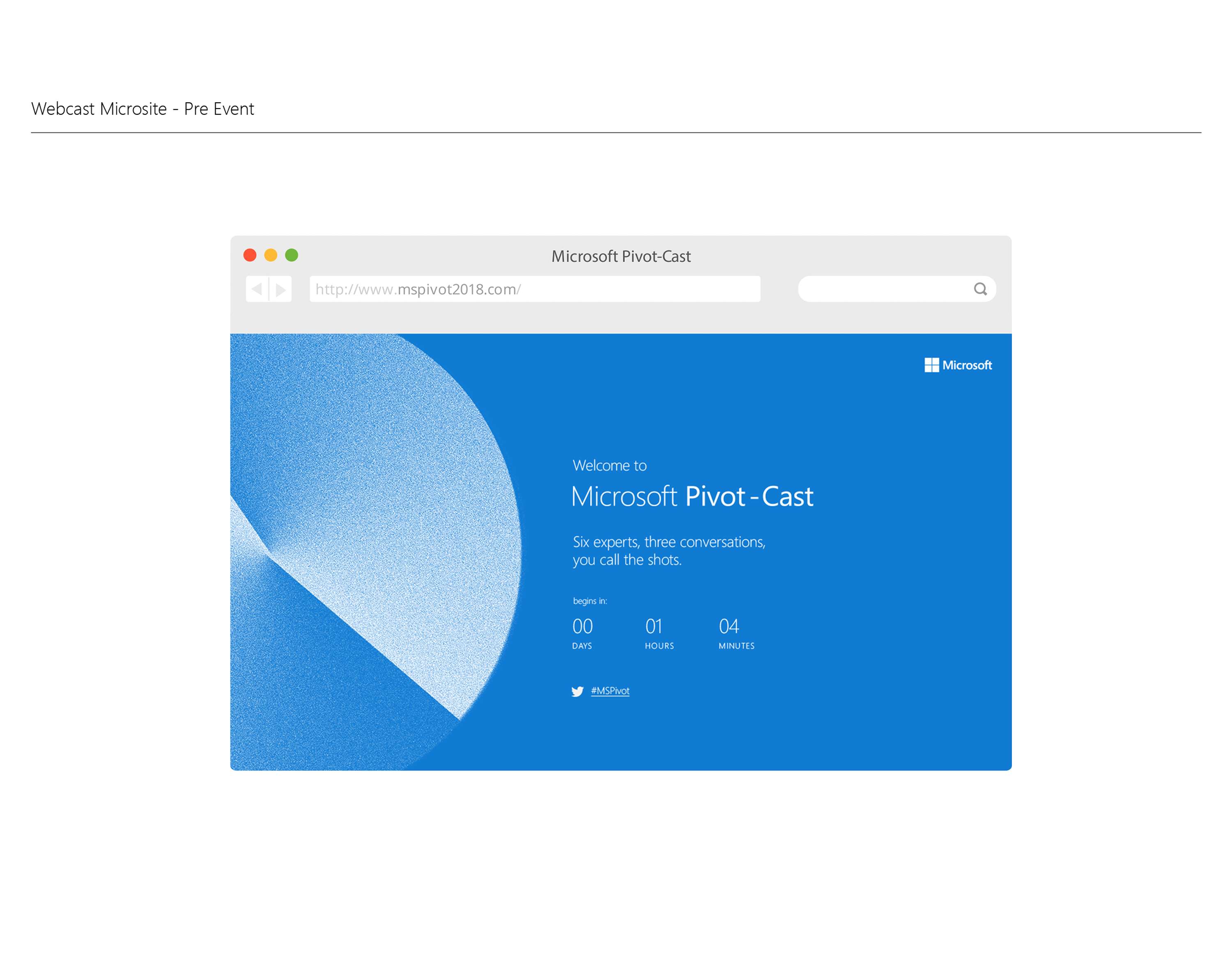 Microsoft Pivot - Event Identity by Tyler Hendy