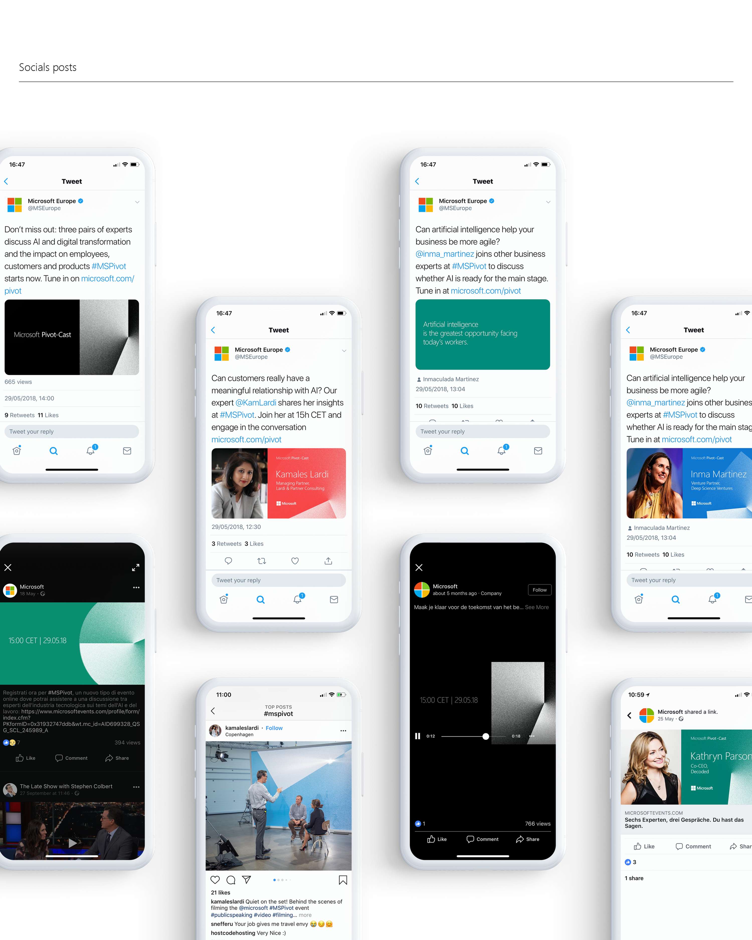 Microsoft Pivot - Event Identity by Tyler Hendy