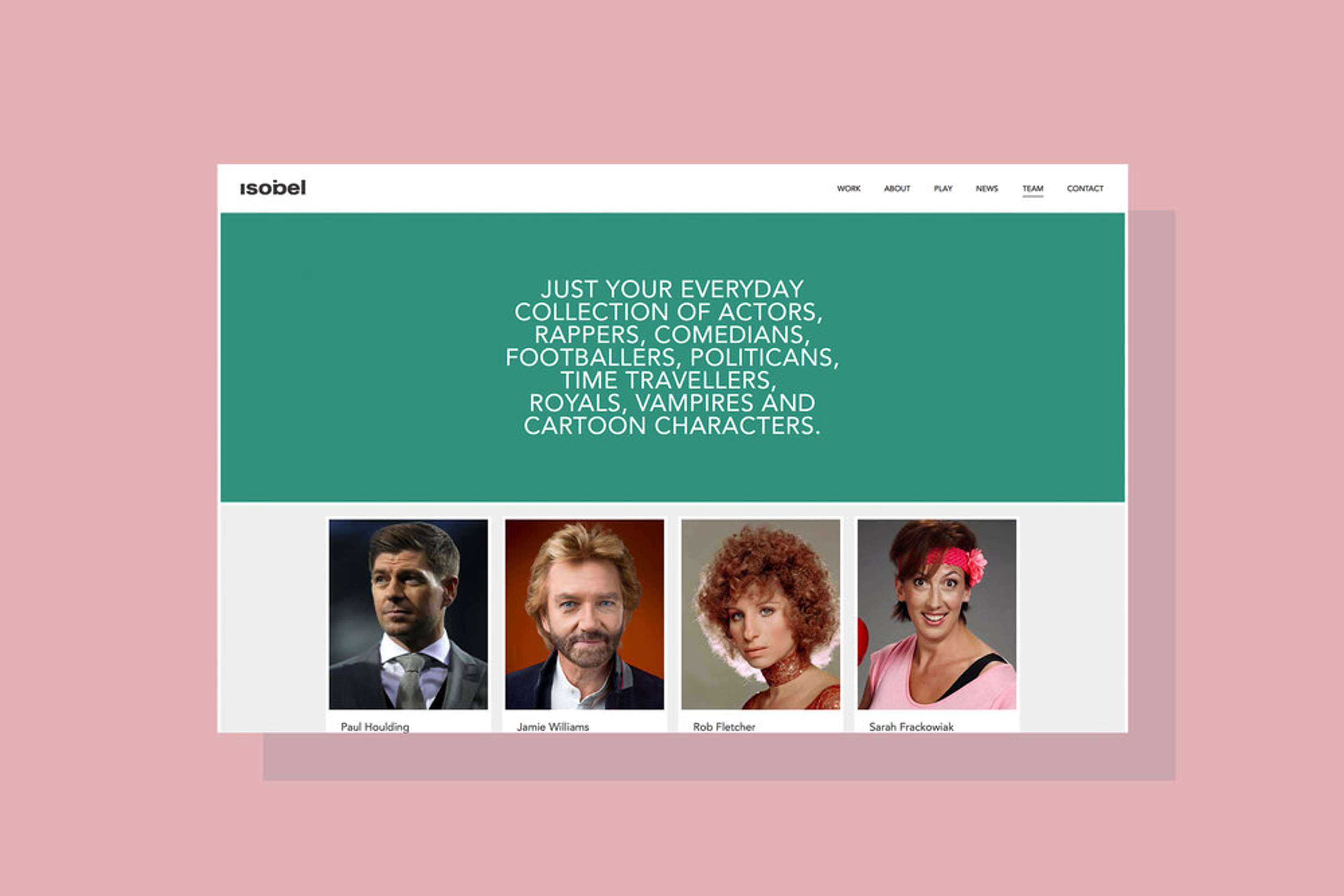 Isobel Adverting Agency - Web Design by Not Studio
