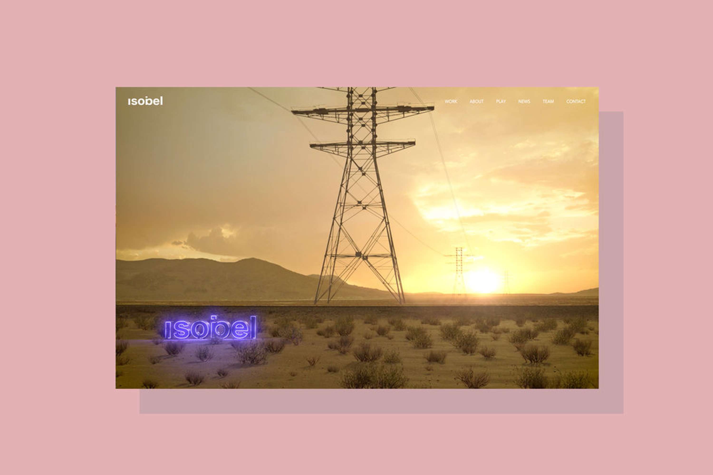 Isobel Adverting Agency - Web Design by Not Studio