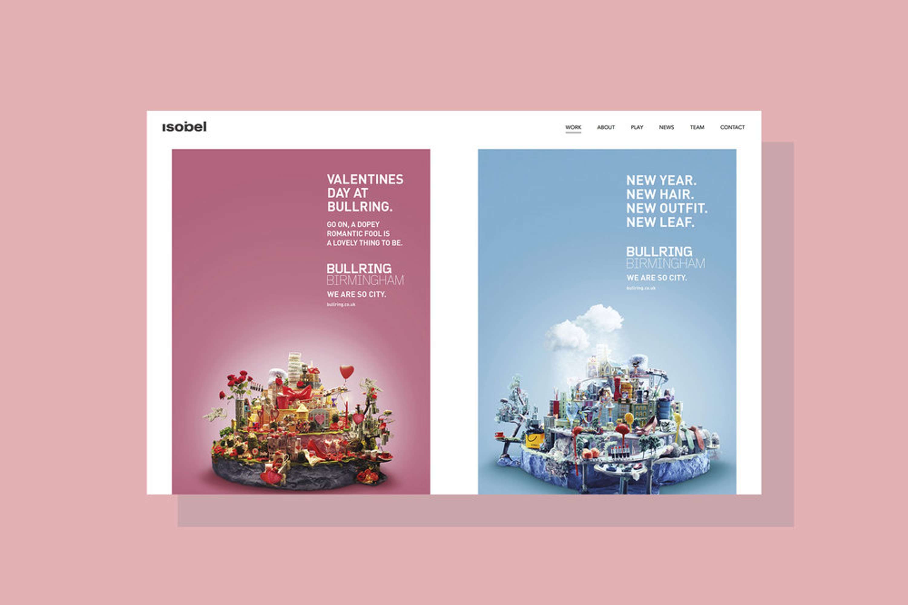 Isobel Adverting Agency - Web Design by Not Studio
