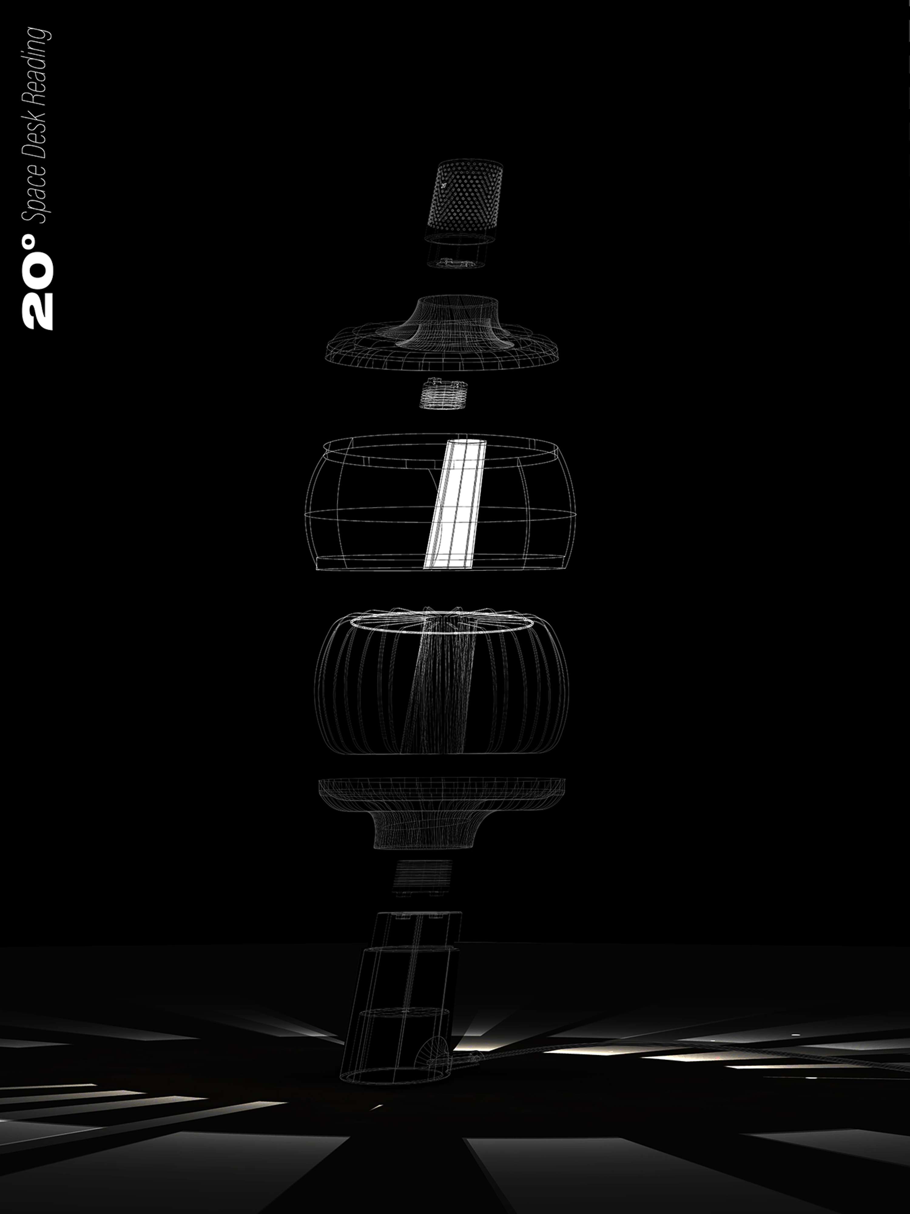 20 Degrees | A Space:Reading:Desk Lamp by Jay Jones