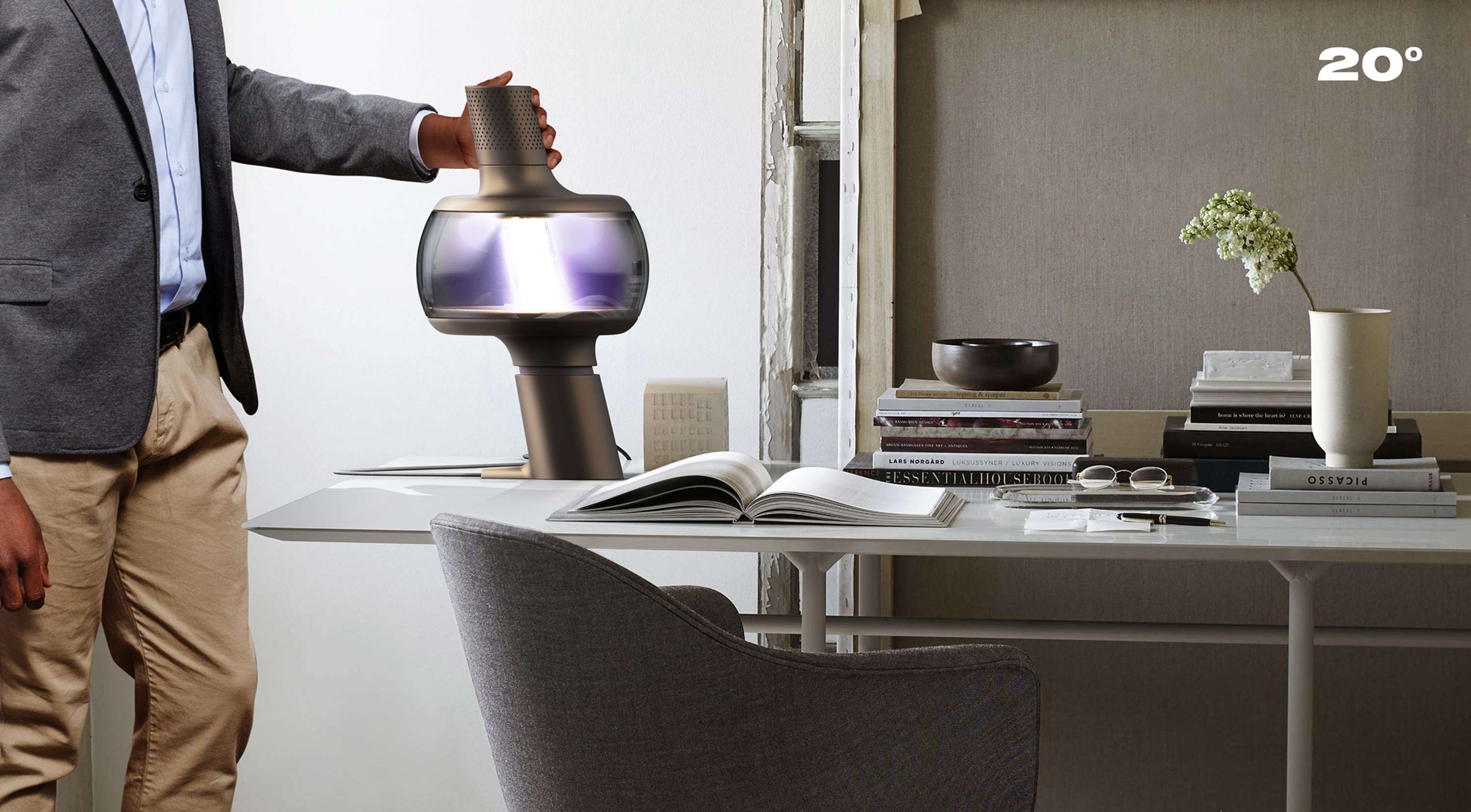 20 Degrees | A Space:Reading:Desk Lamp by Jay Jones