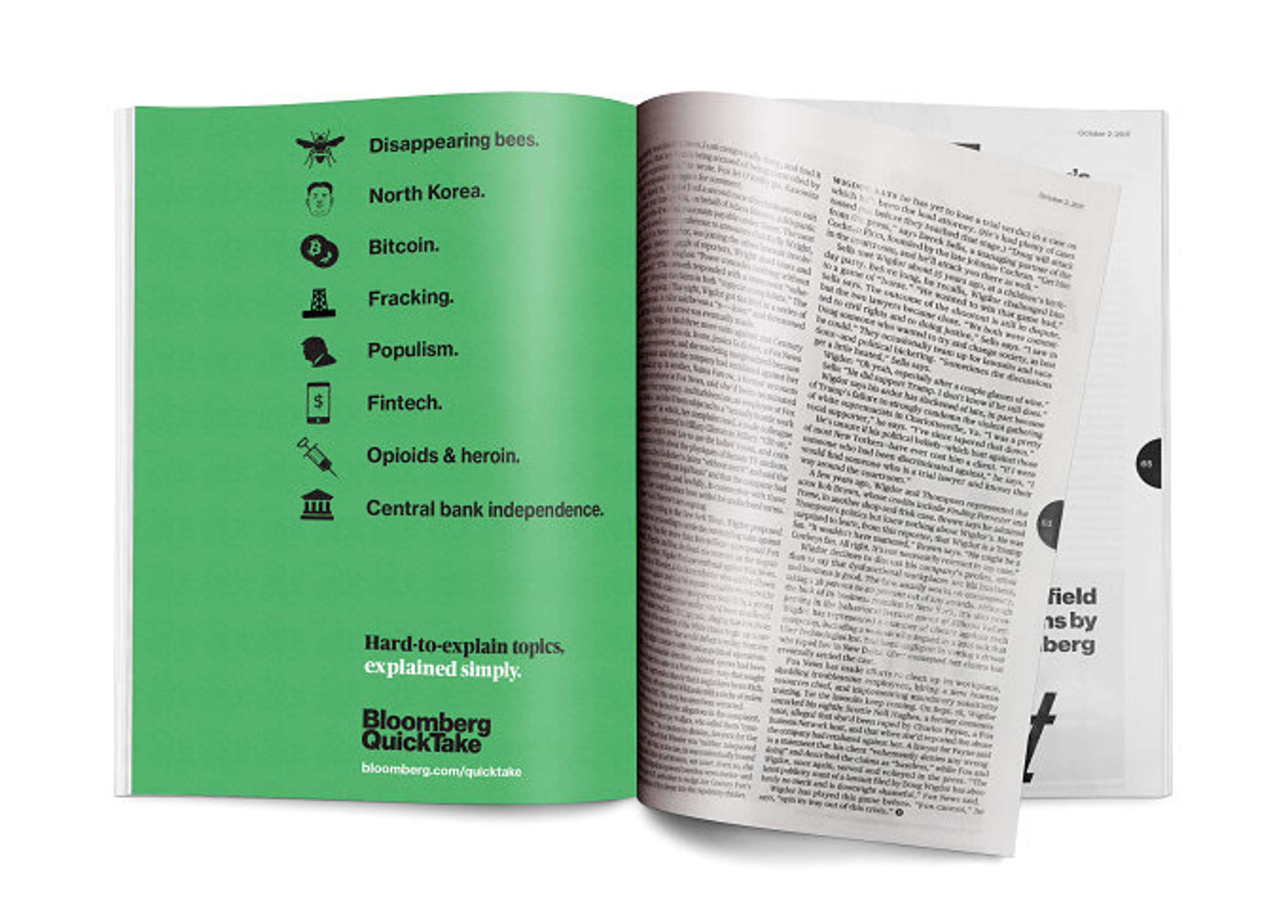 Hard-to-explain topics, explained simply. by Bloomberg Studio