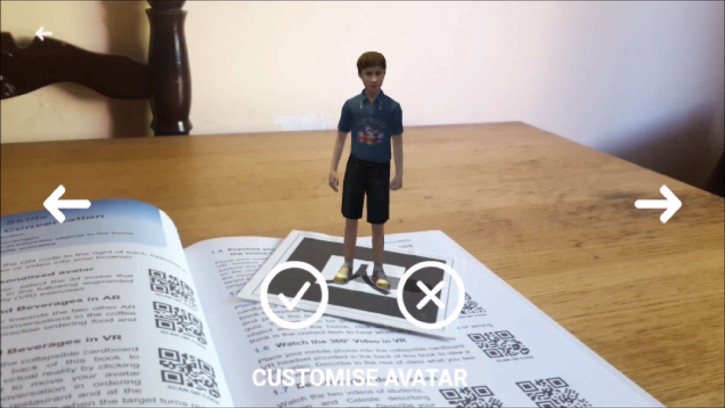 WebAR & WebVR Chatbot for ELT by Kester Sheridan