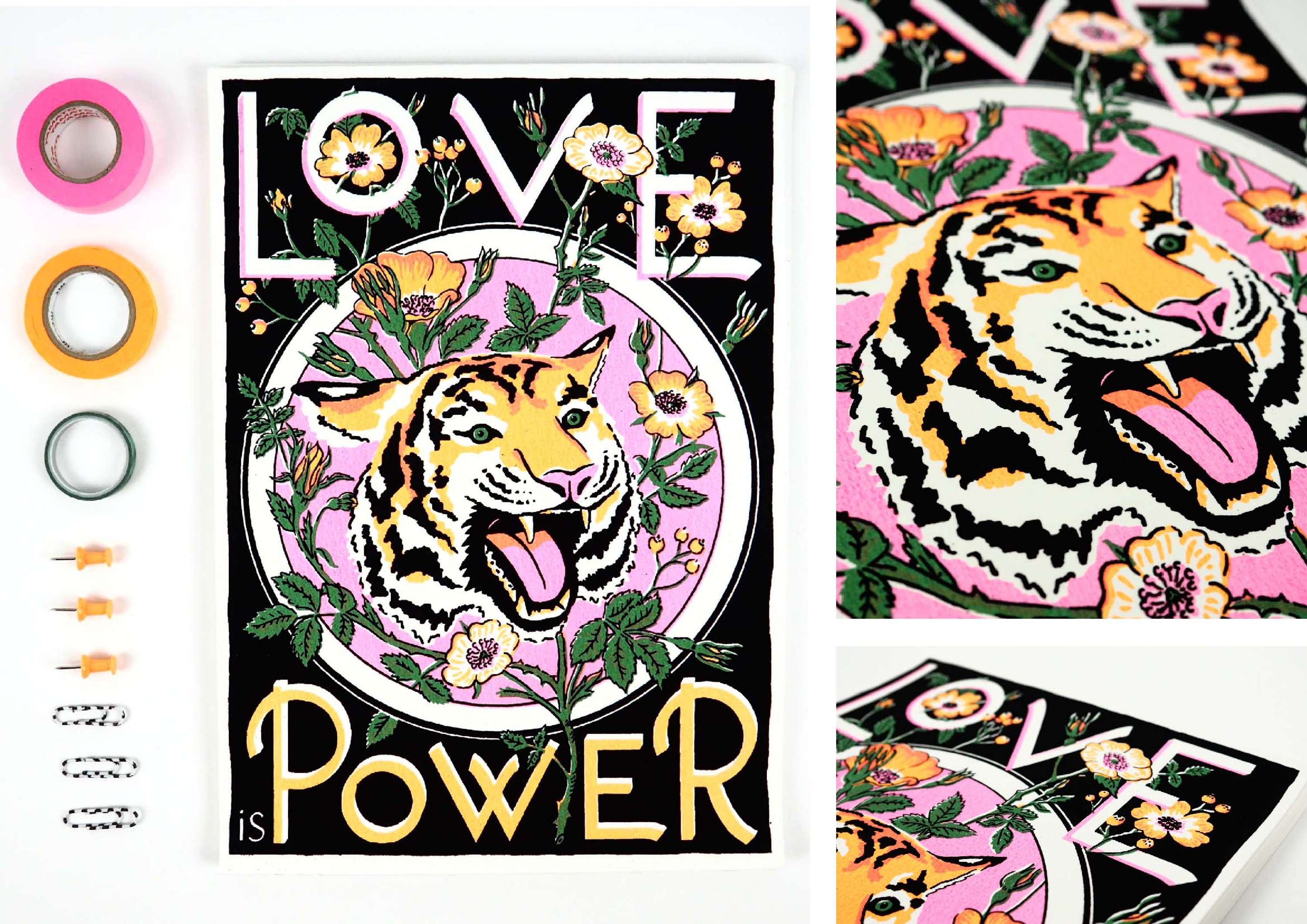 Type Series Screen Prints by Jacqueline Colley