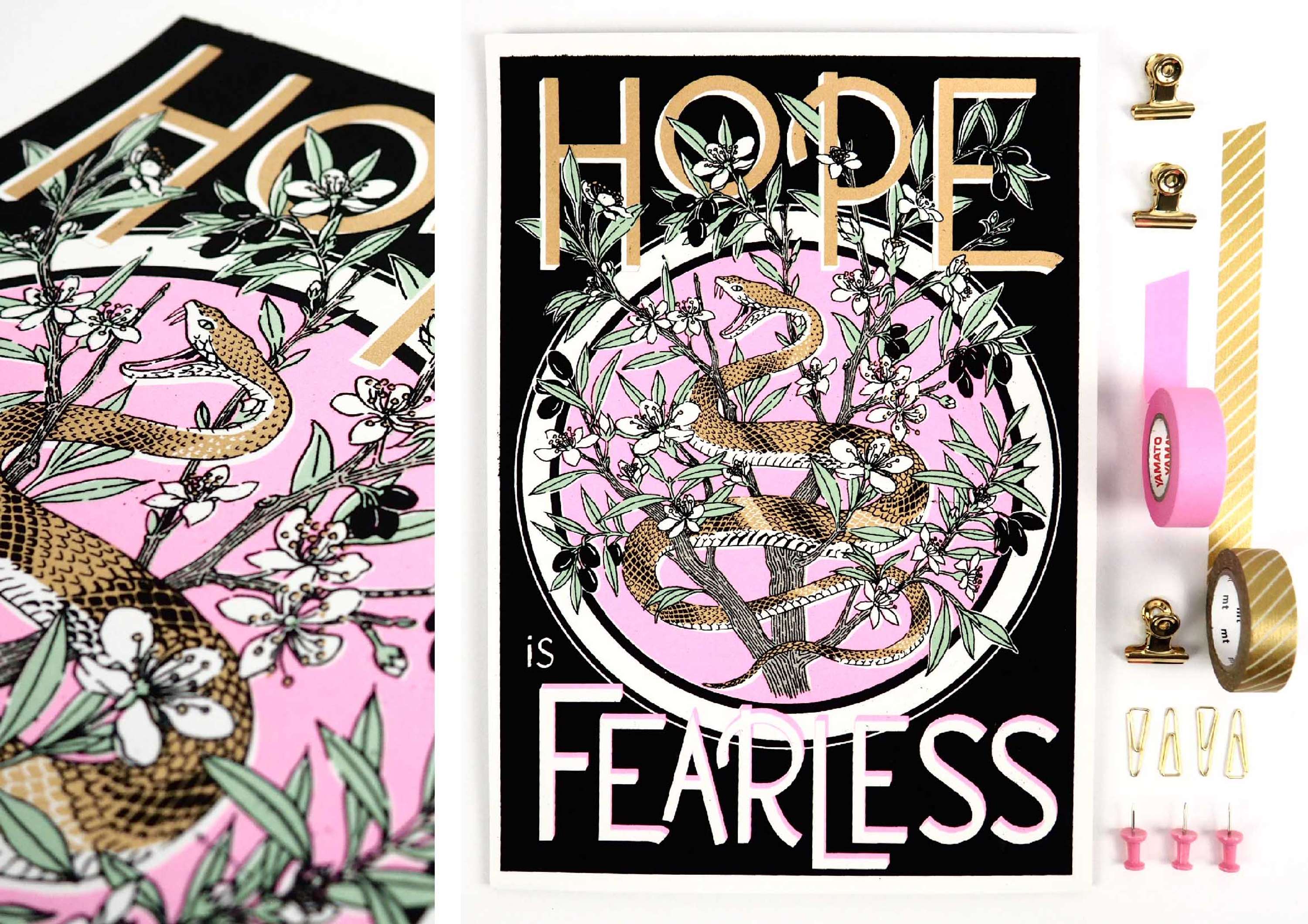 Type Series Screen Prints by Jacqueline Colley