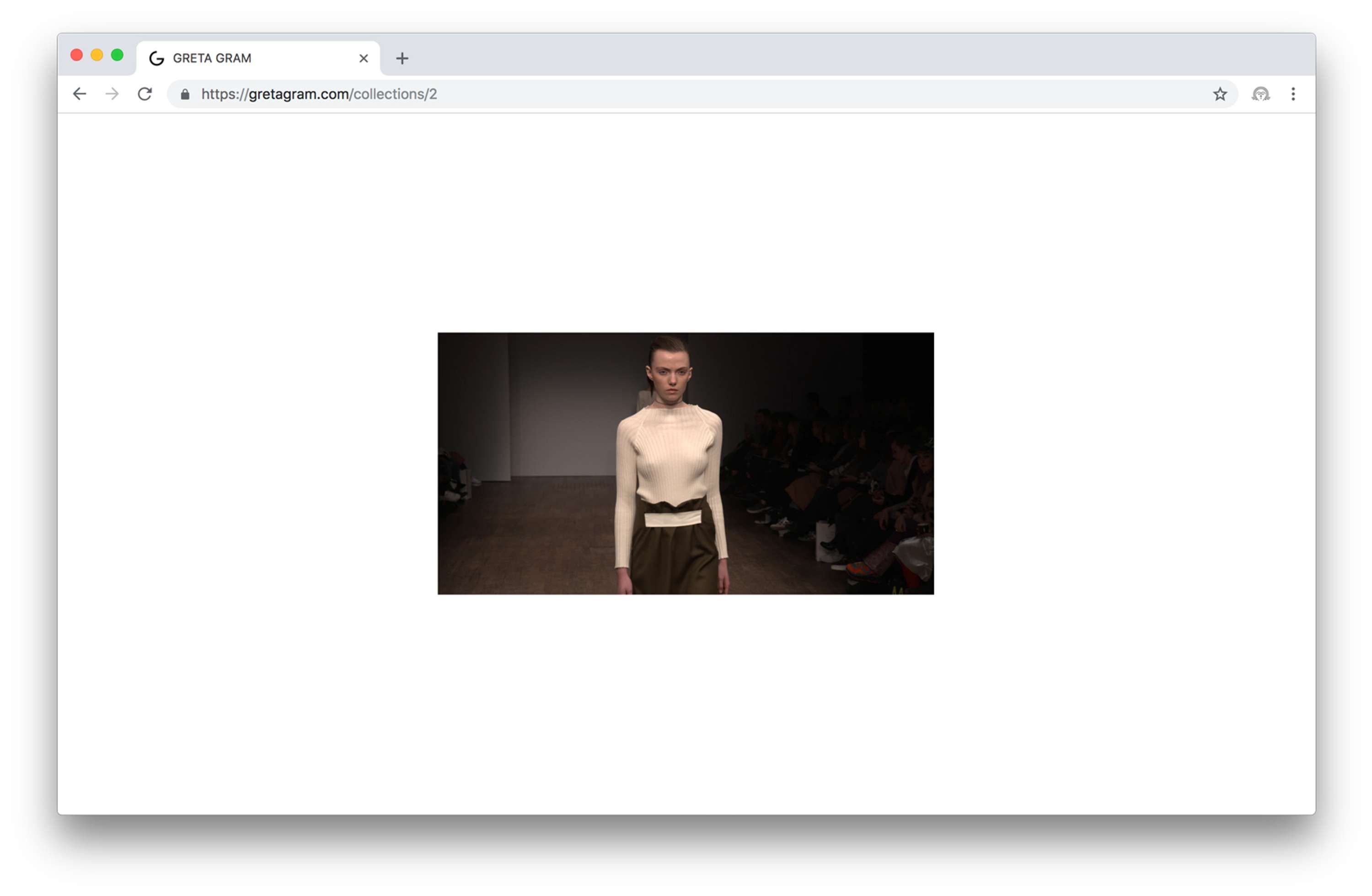 Website Greta Gram by Marta Puchala