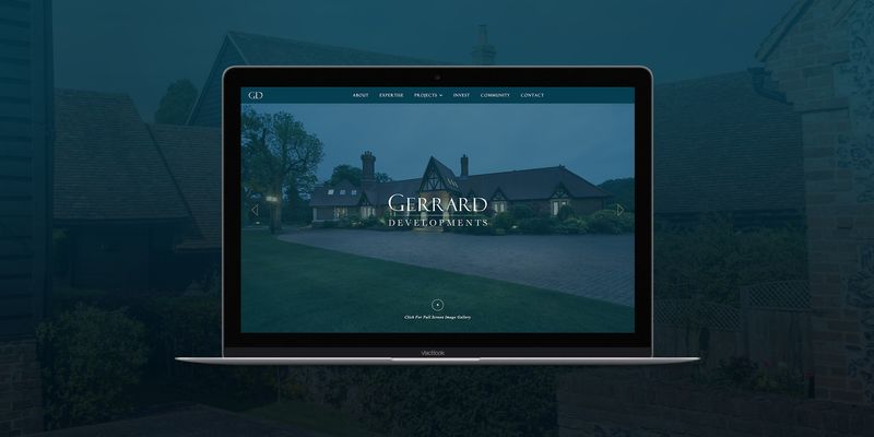 Gerrard Developments - Website Design & Build by Paul Giles