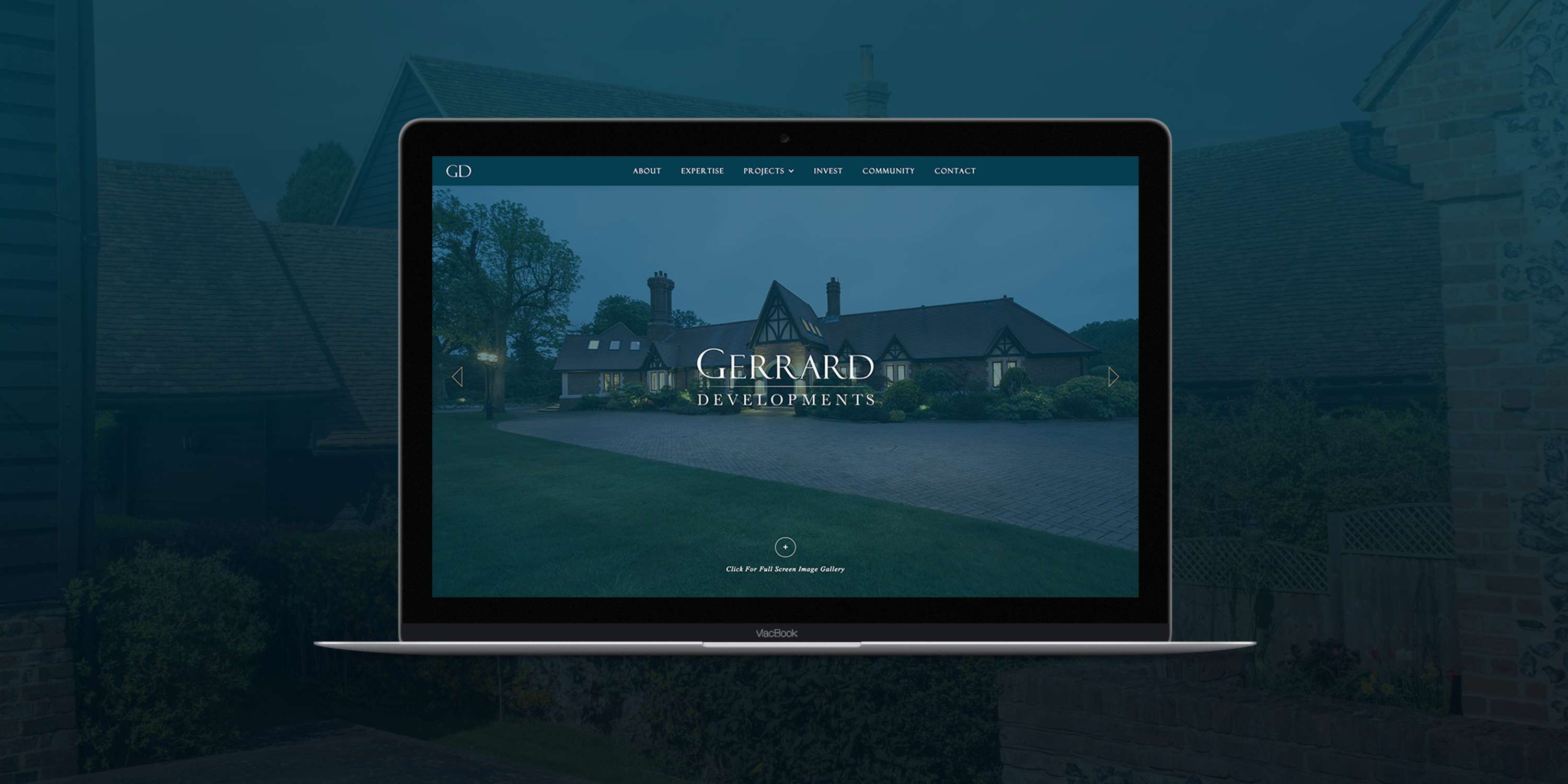 Gerrard Developments - Website Design & Build by Paul Giles