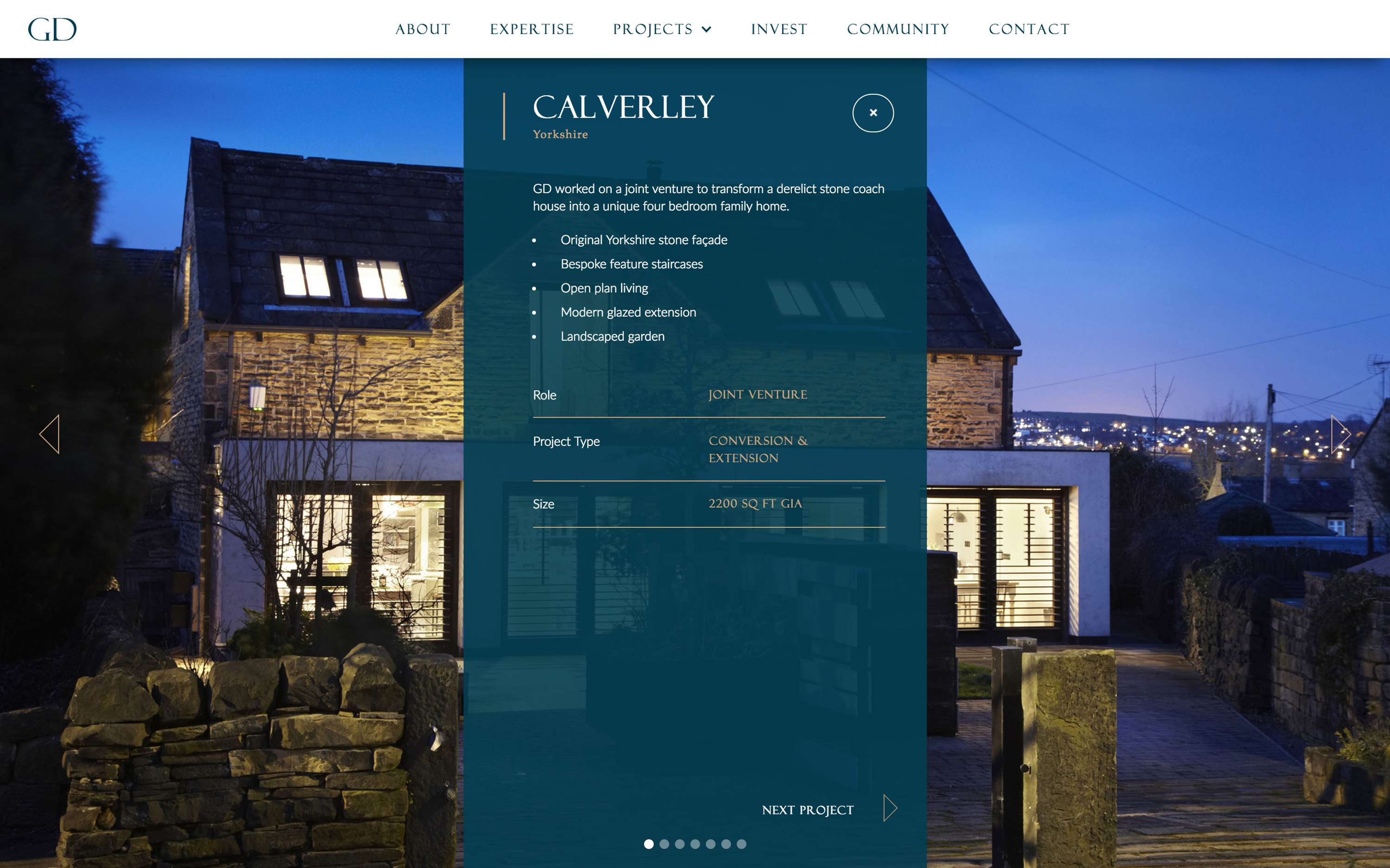 Gerrard Developments - Website Design & Build by Paul Giles
