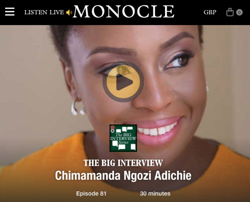 The Big Interview: Chimamanda Ngozi Adichie by Megan Gibson