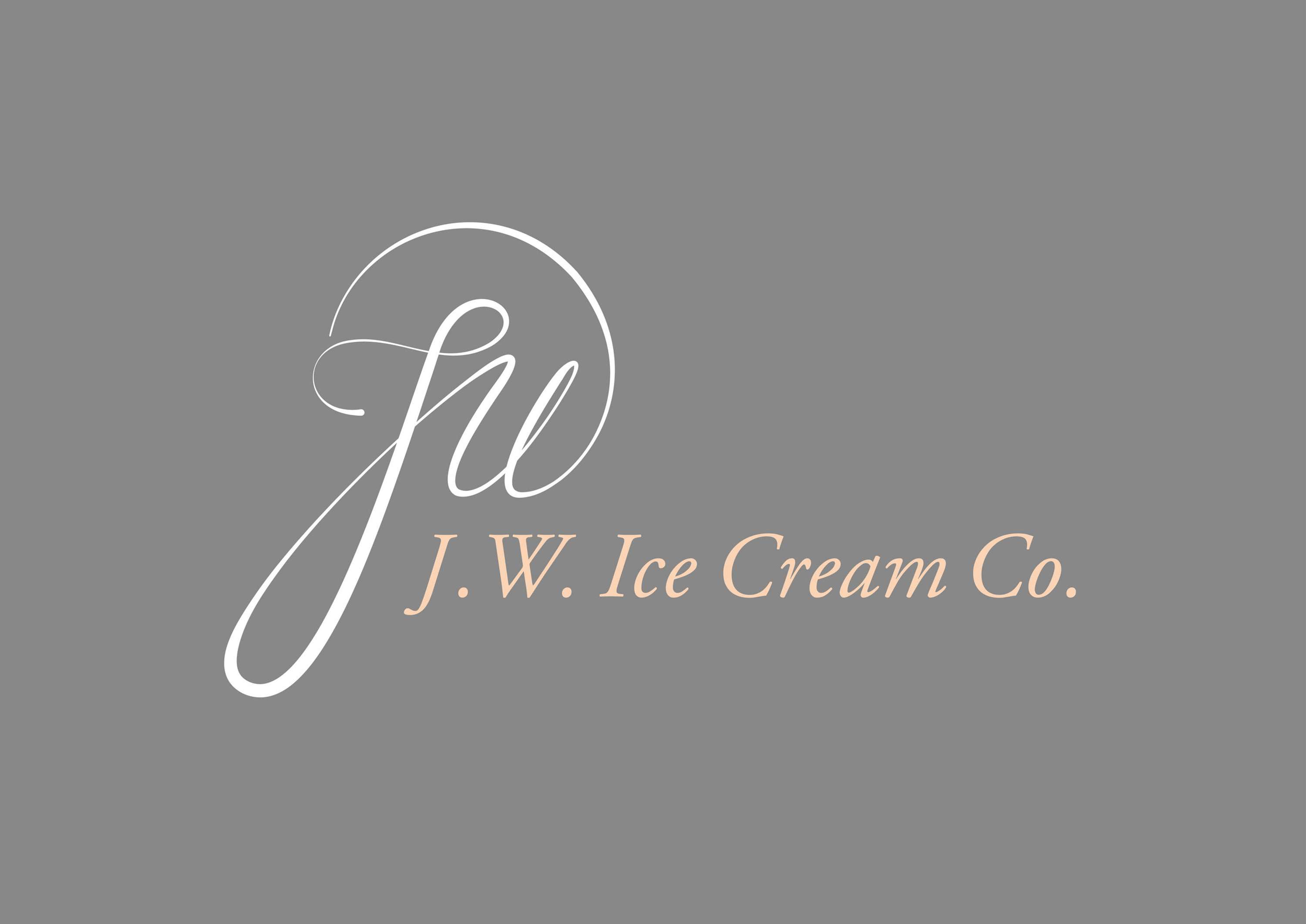 J.W. Ice Cream Co. branding by David Appiah