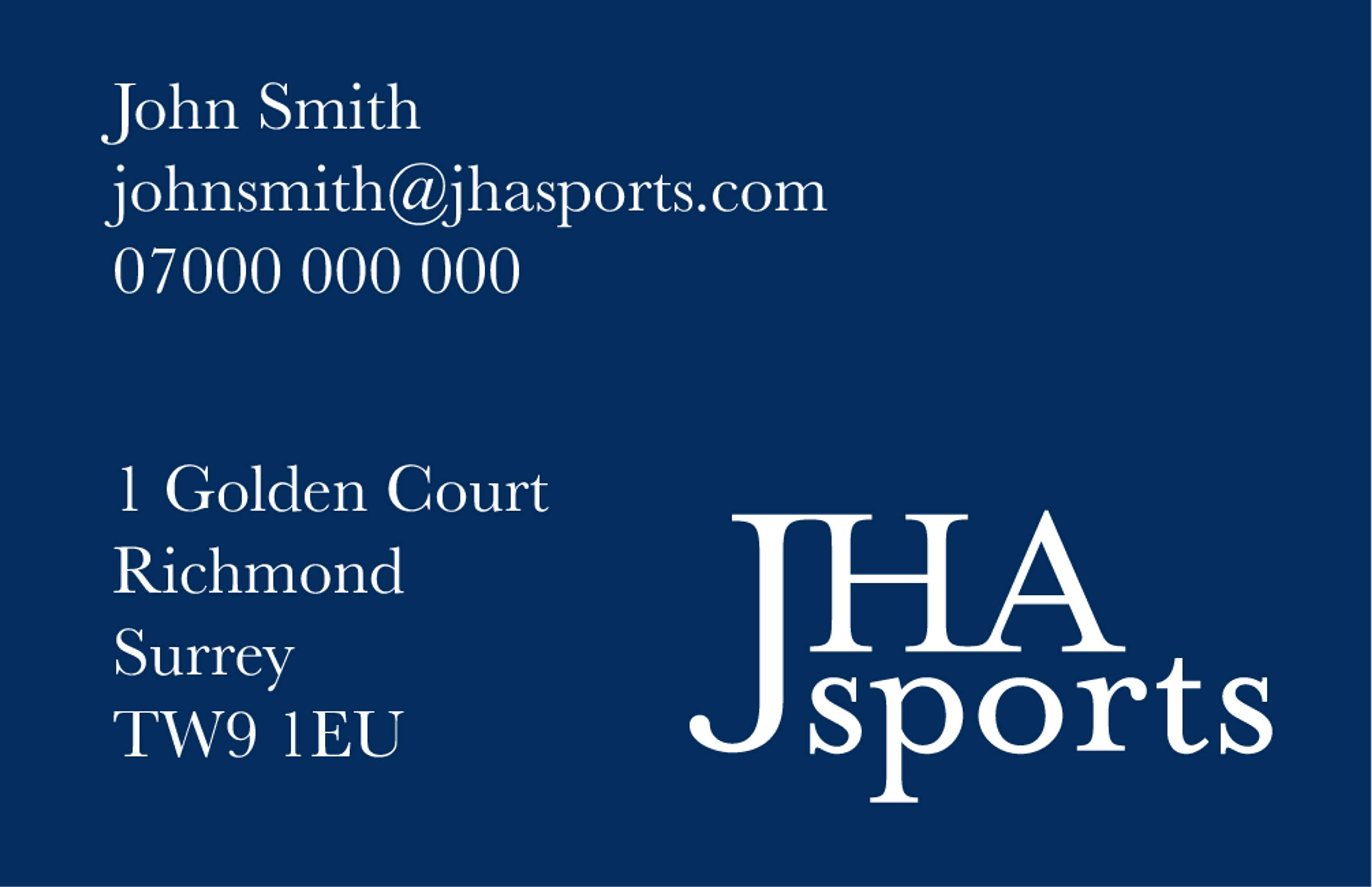 JHA Sports by Dexter Marley