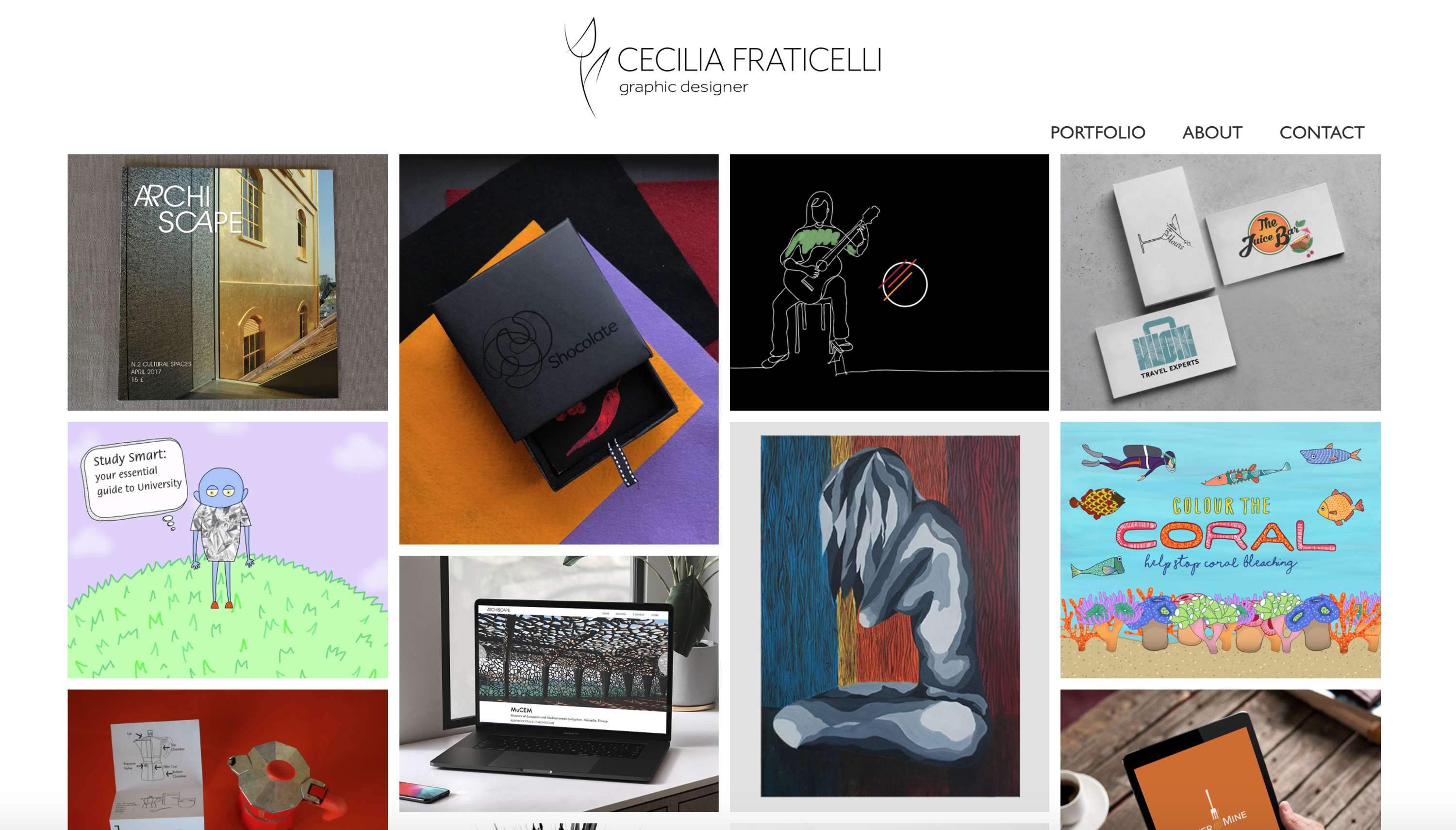 My portfolio by Cecilia Fraticelli