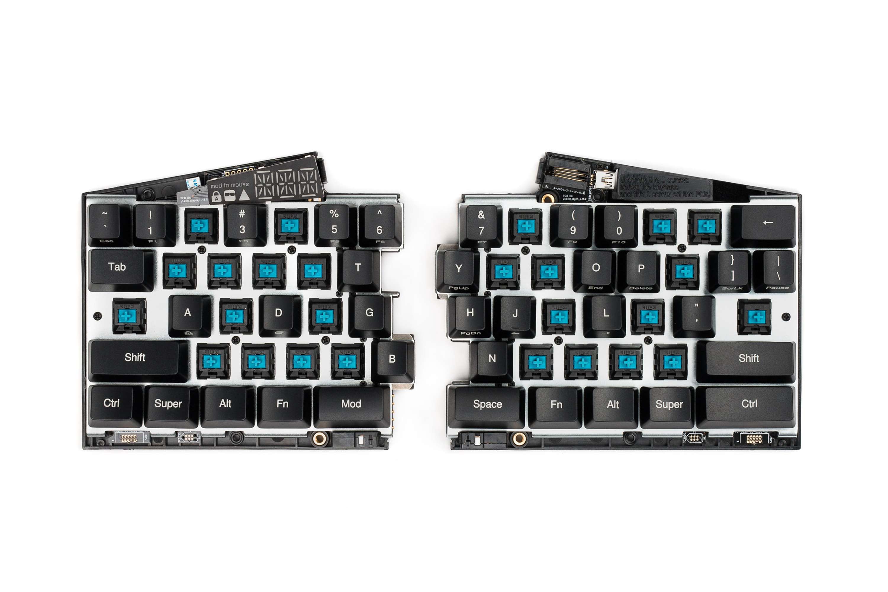 Ultimate Hacking Keyboard by Gabor Lenart