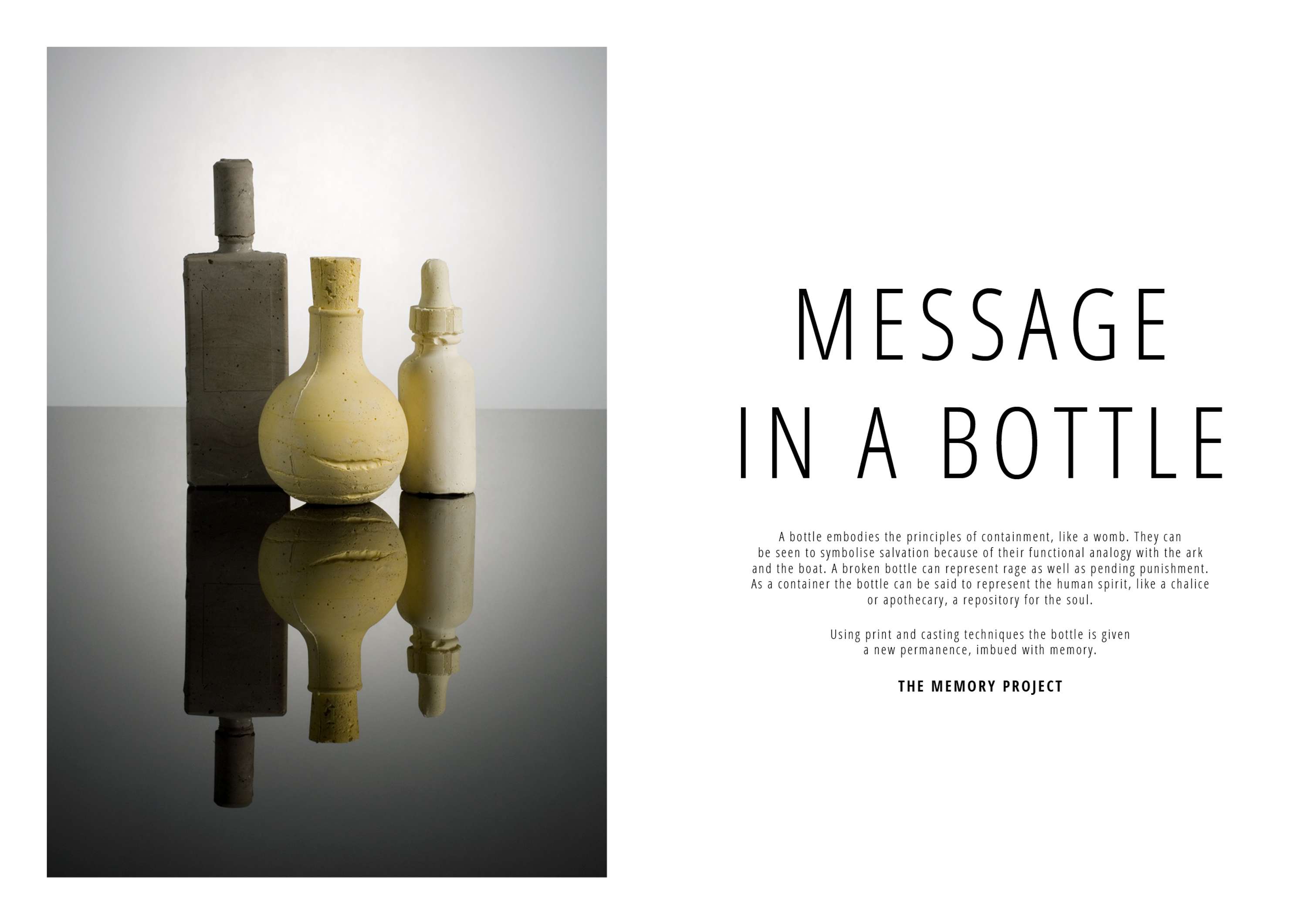 'Bottled' The Memory Project by Jonathan Armstrong
