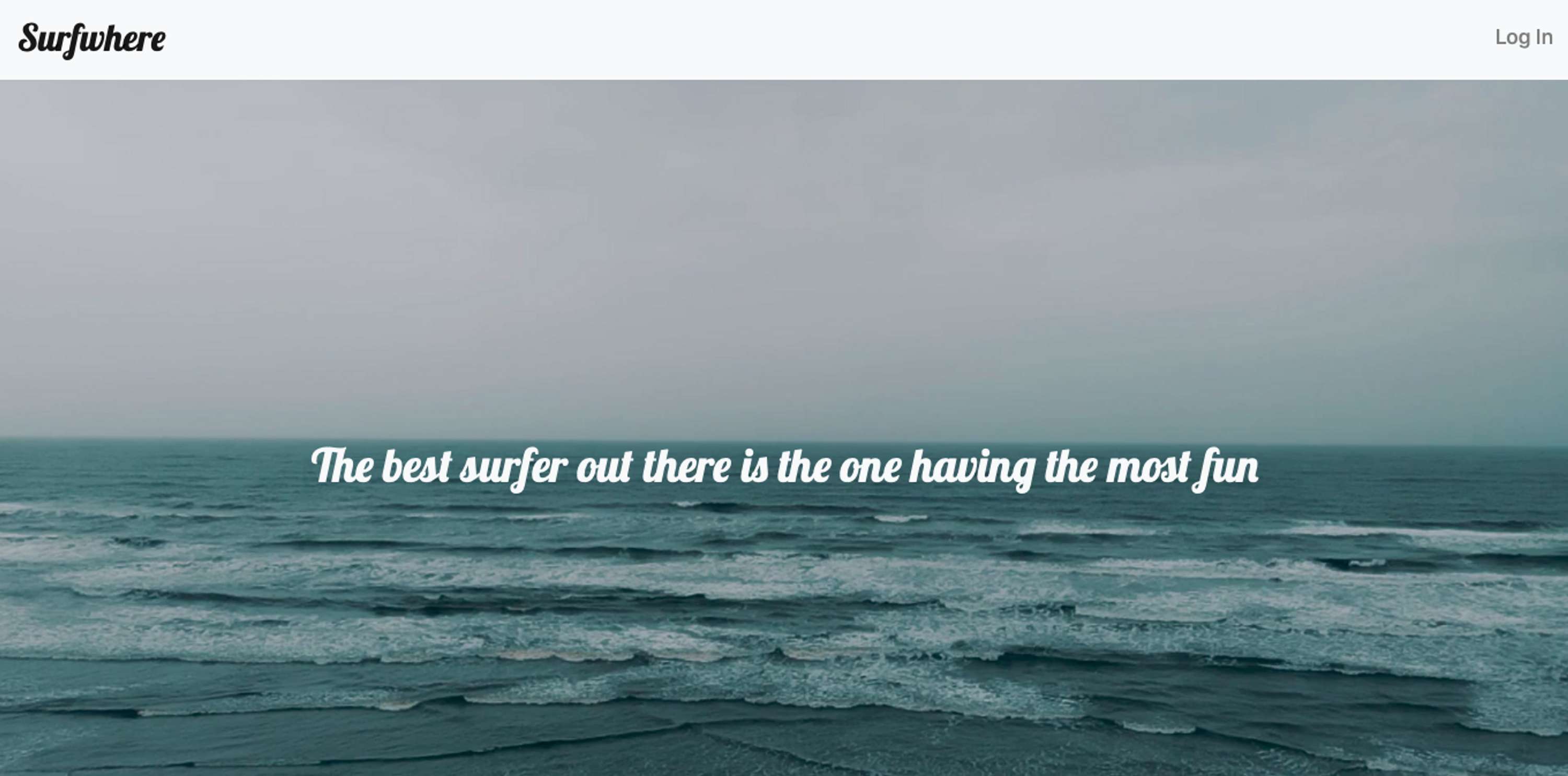 Surfwhere App by Jana Kasova