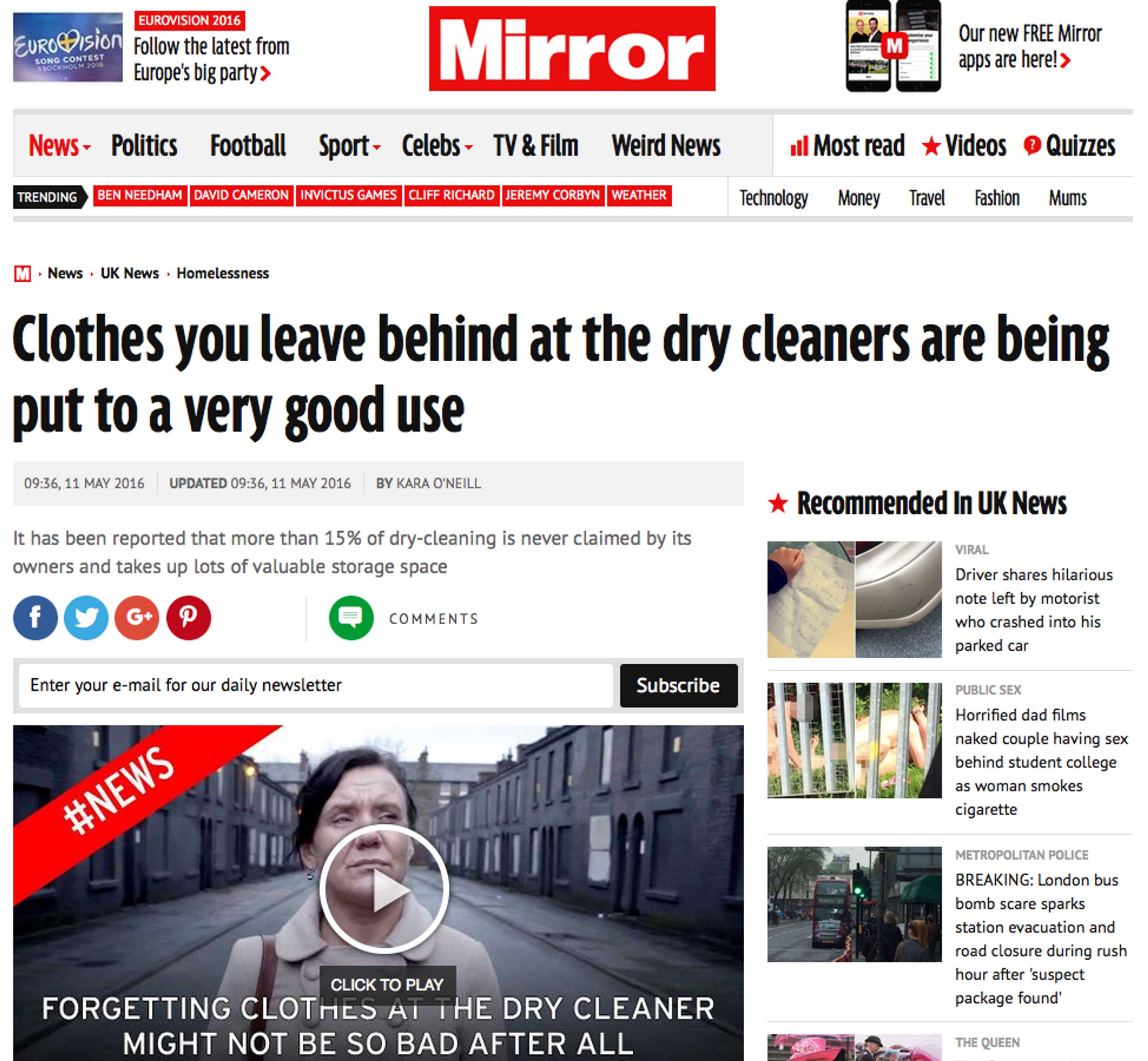 the dry/clean initiative by Elliott Starr (he/ him)