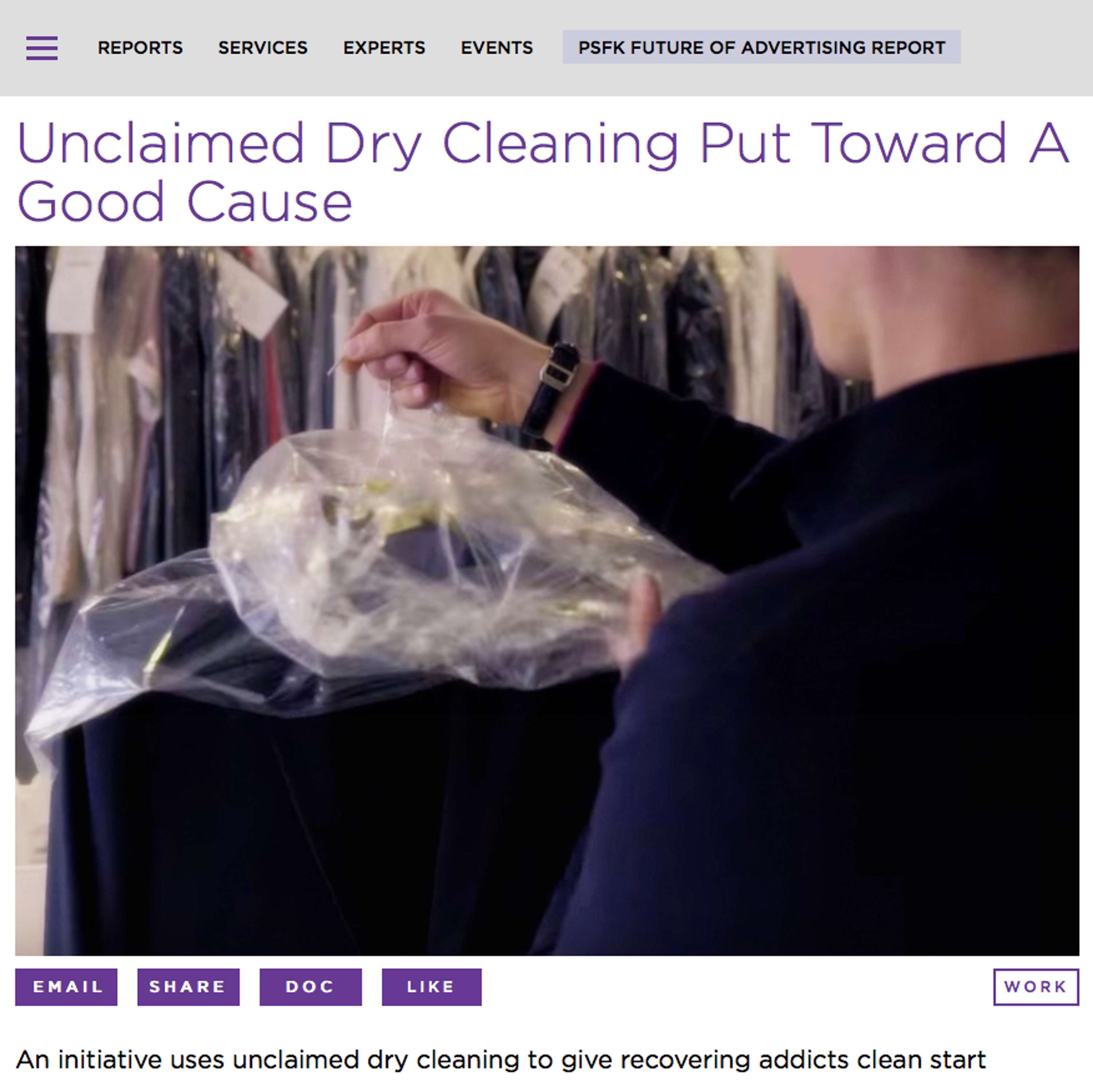 the dry/clean initiative by Elliott Starr (he/ him)