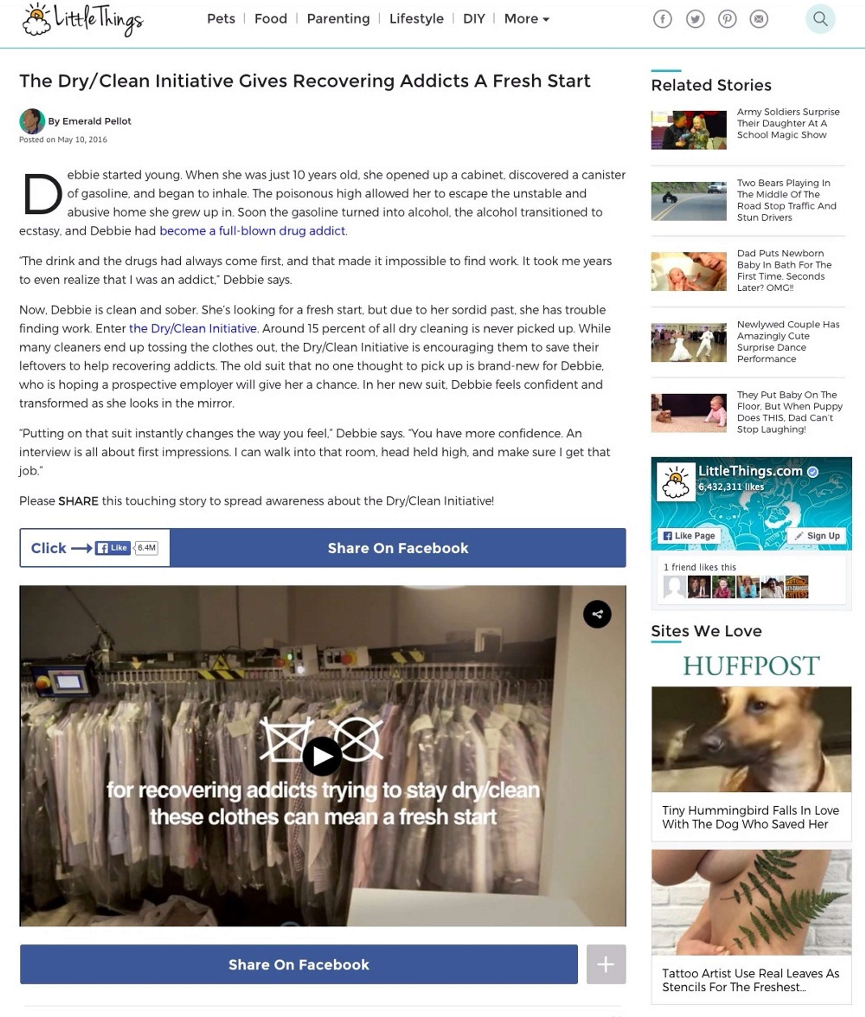 the dry/clean initiative by Elliott Starr (he/ him)