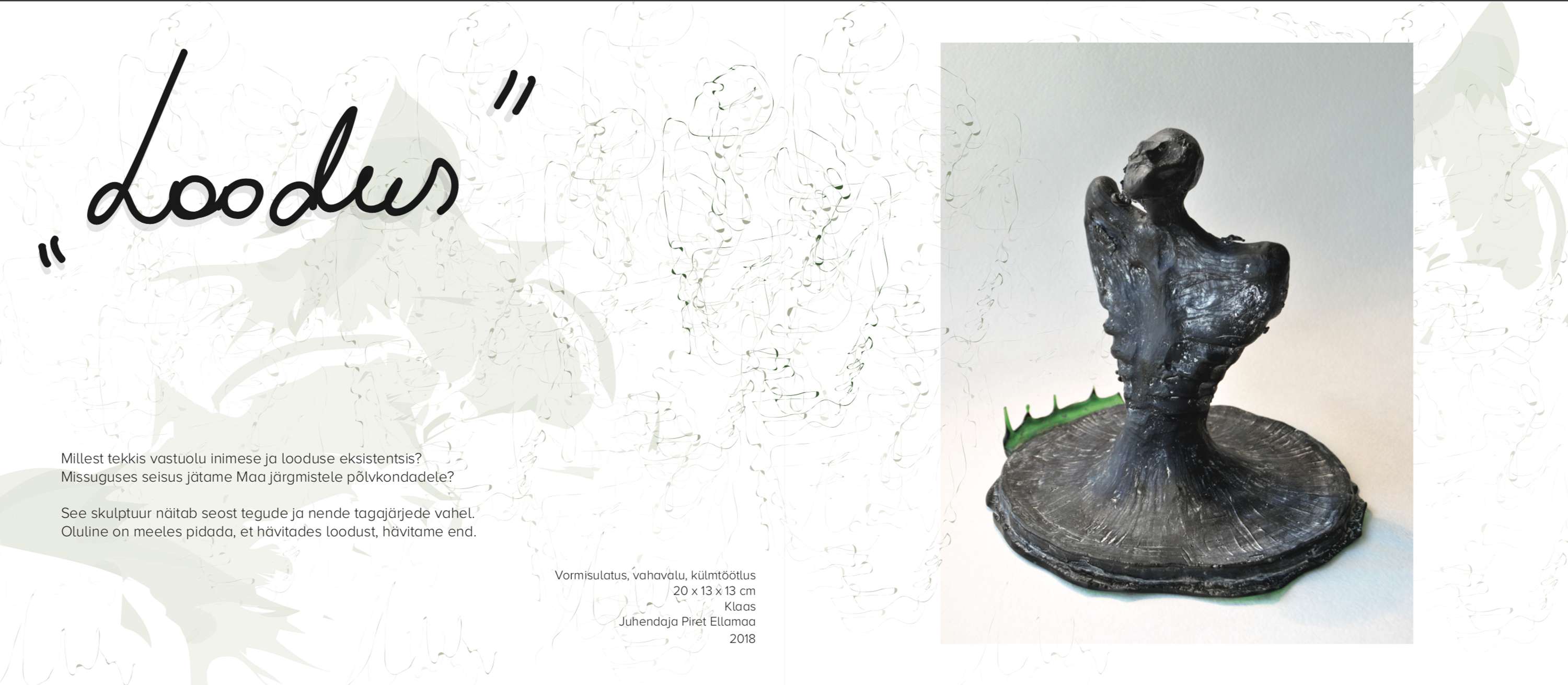 Portfolio/ InDesign/ X/HTML / layout by Elvira Beljajeva
