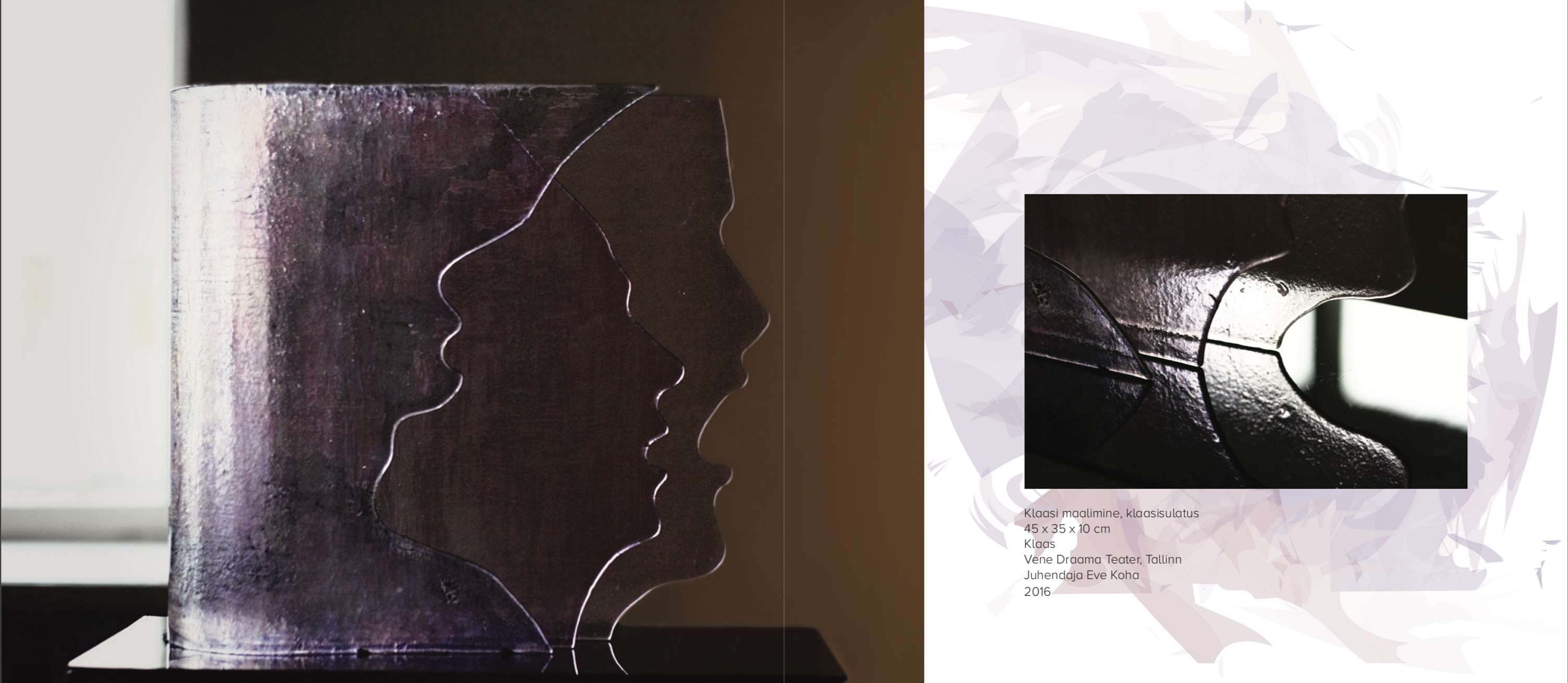 Portfolio/ InDesign/ X/HTML / layout by Elvira Beljajeva