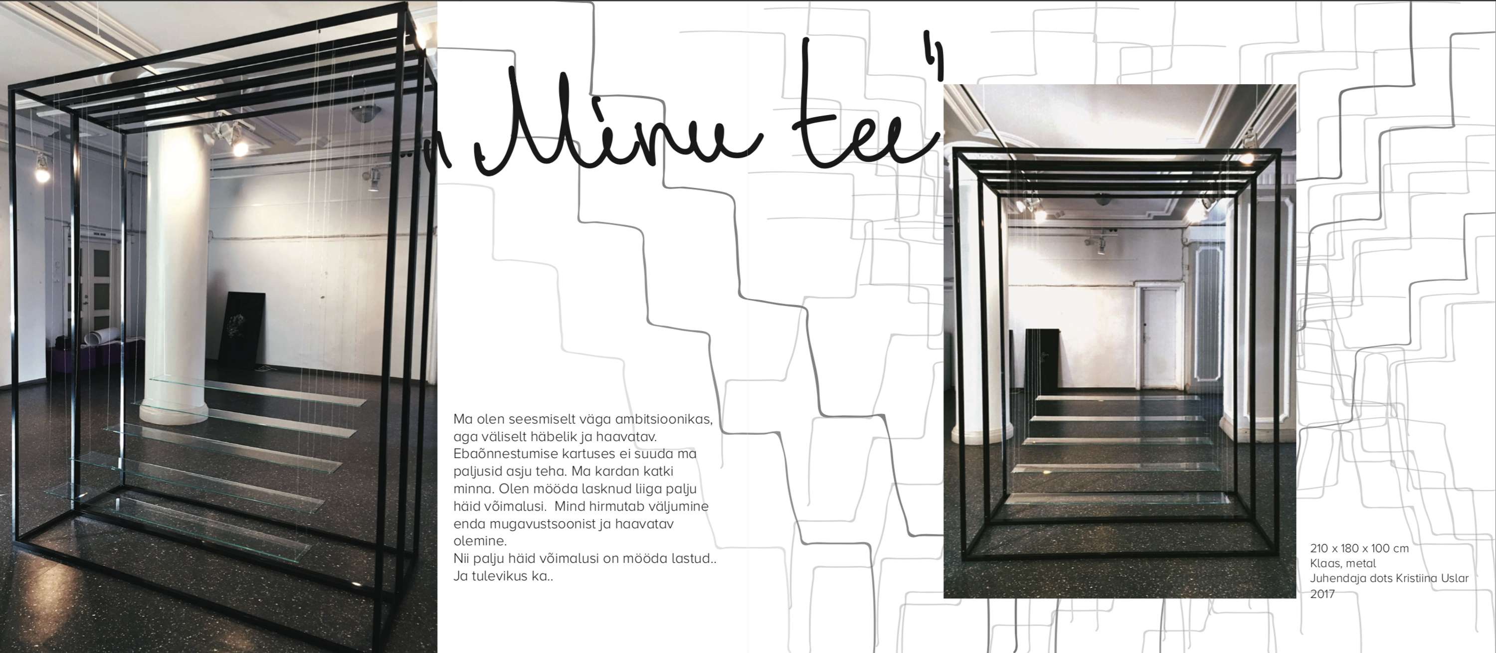 Portfolio/ InDesign/ X/HTML / layout by Elvira Beljajeva