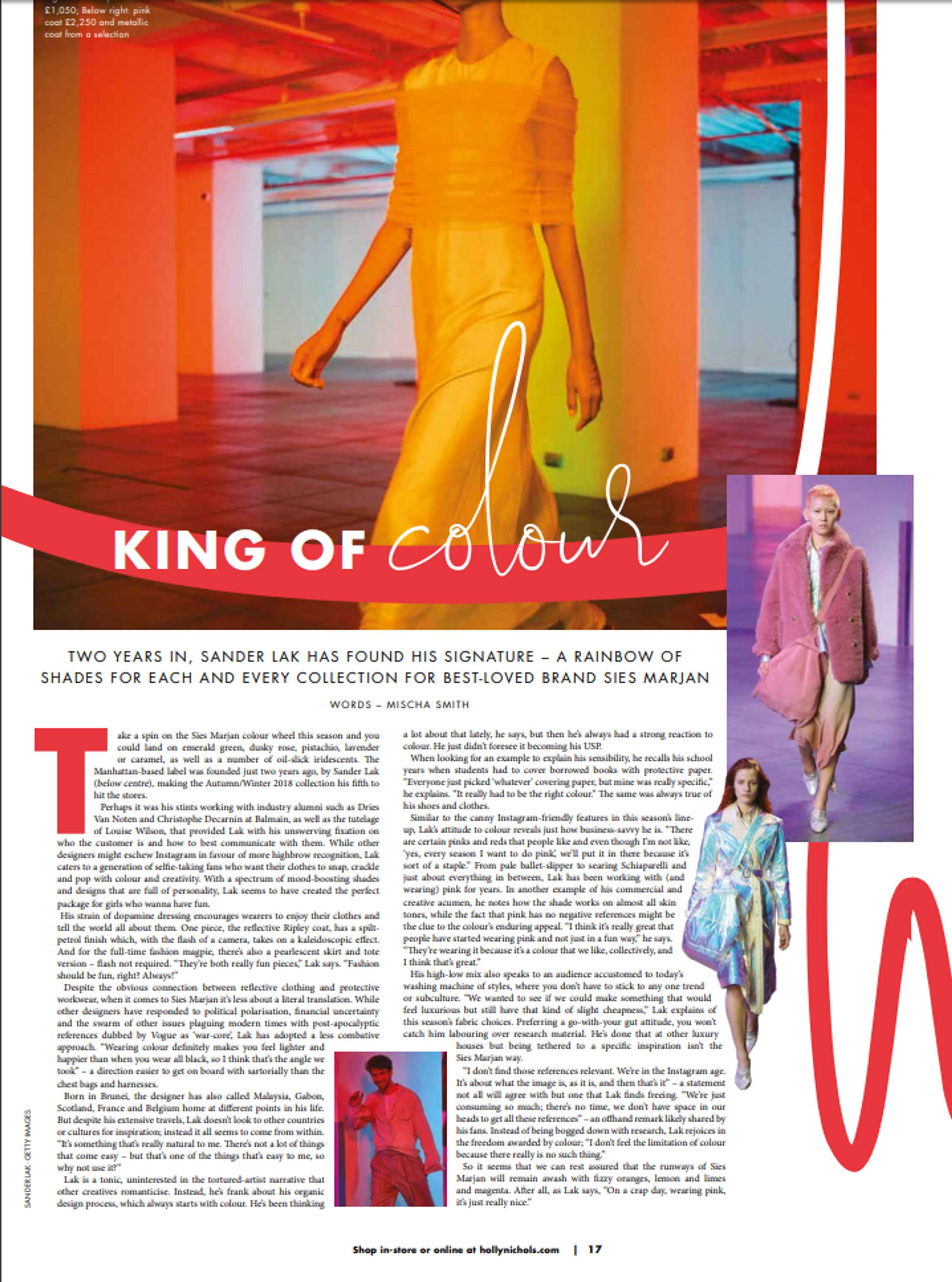 Designer interviews by Mischa Smith