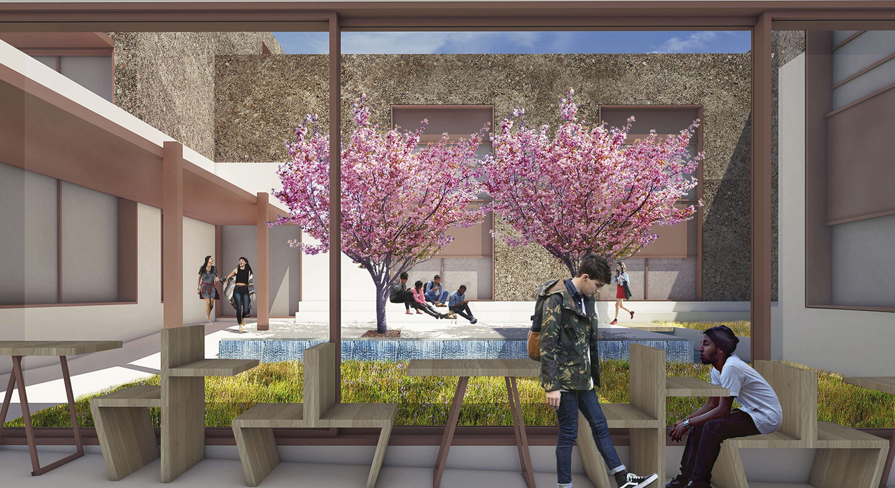 Diploma Project: "Designing a Lyceum building in Evosmos, Thessaloniki" by Panayotis Kalaitzidis