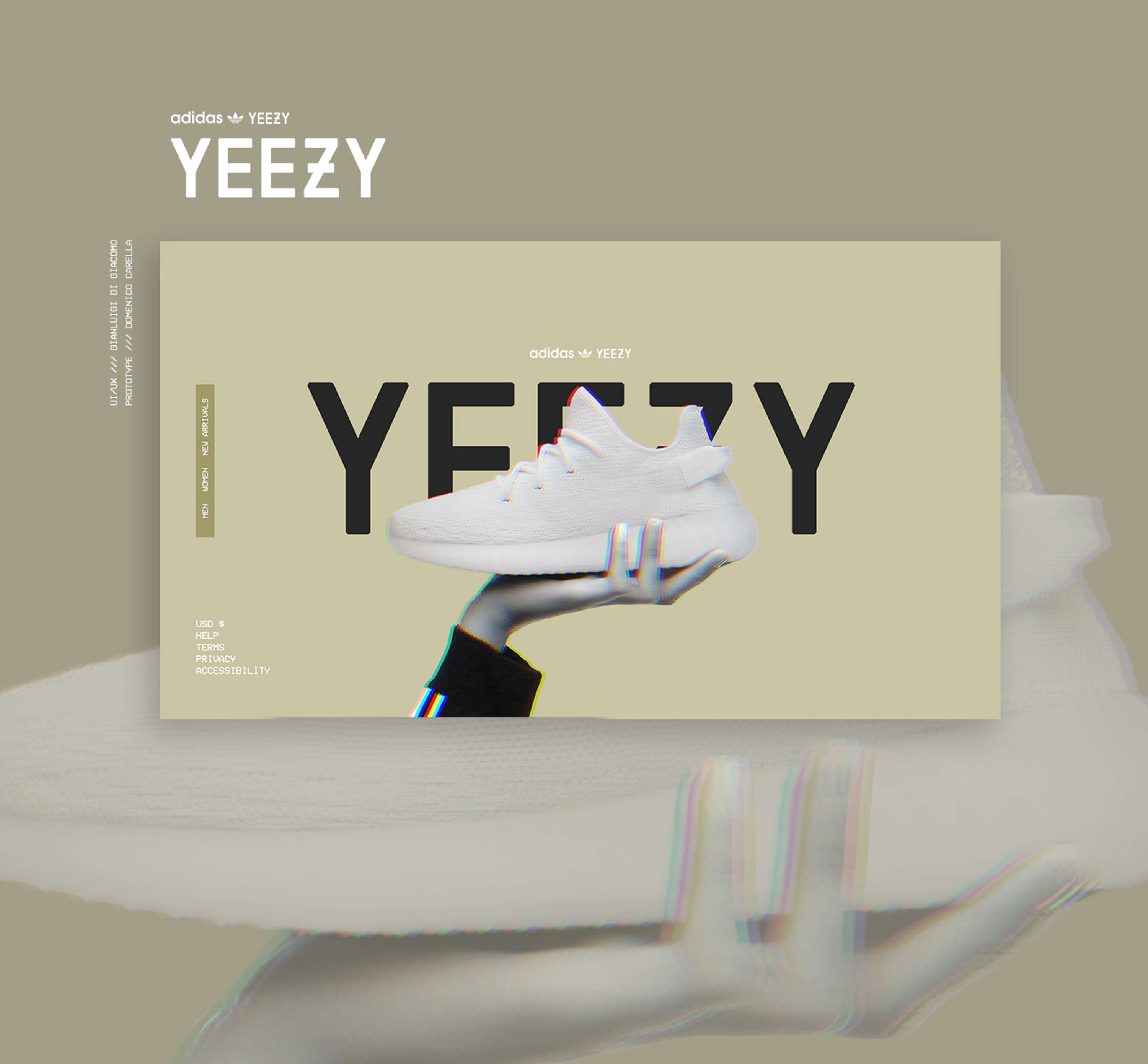 Yeezysupply.com Revamp by Gianluigi Di Giacomo