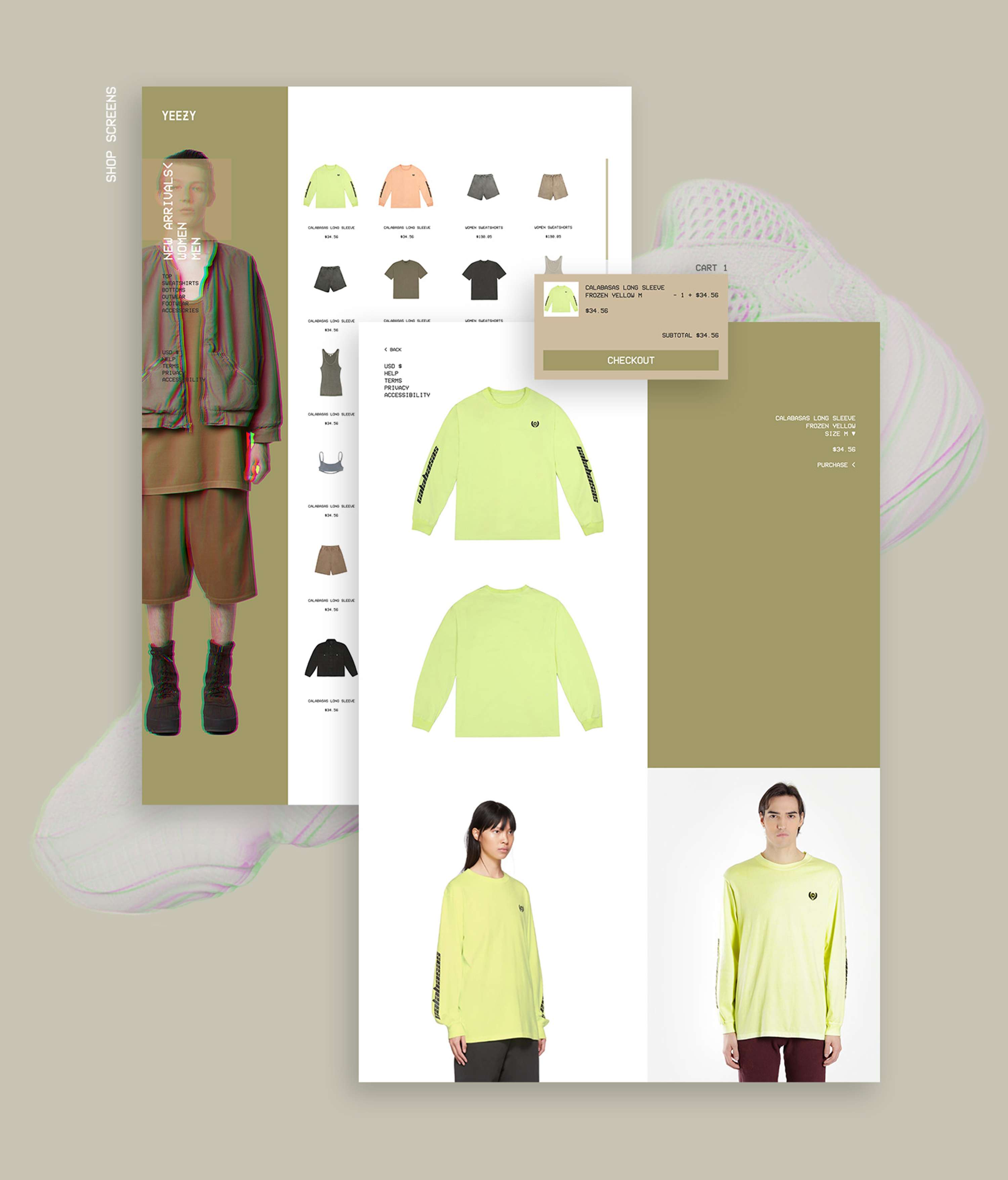 Yeezysupply.com Revamp by Gianluigi Di Giacomo