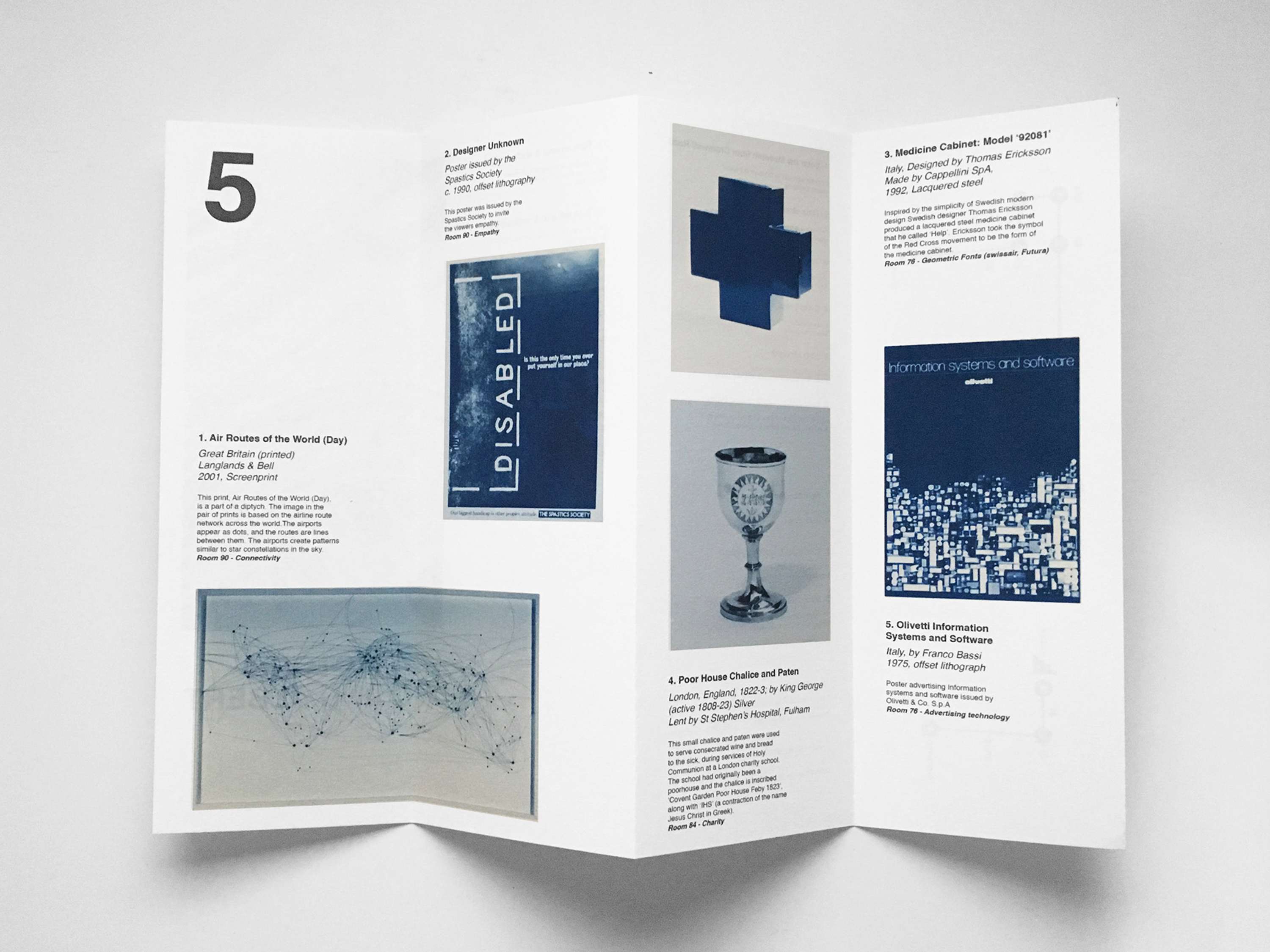 V&A Brochure Design by Sophia Sargeant