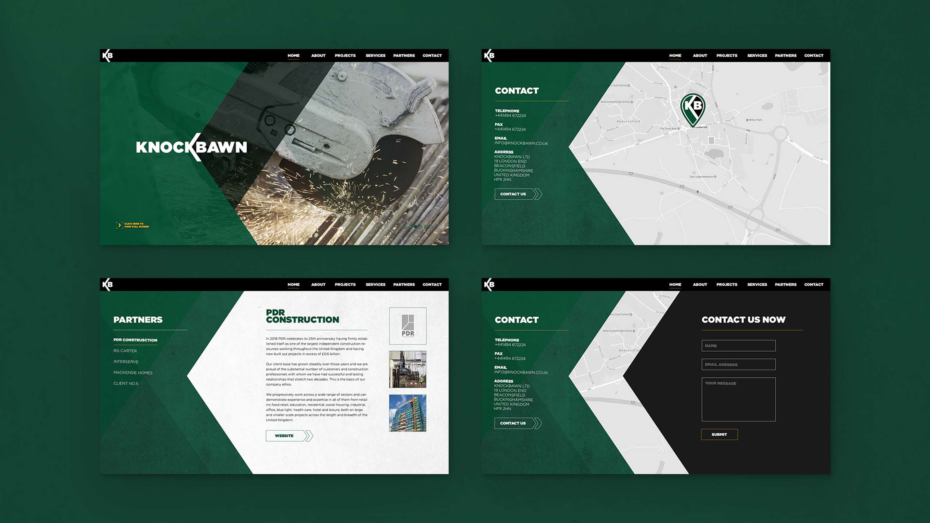 Knockbawn - Website Design by Paul Giles