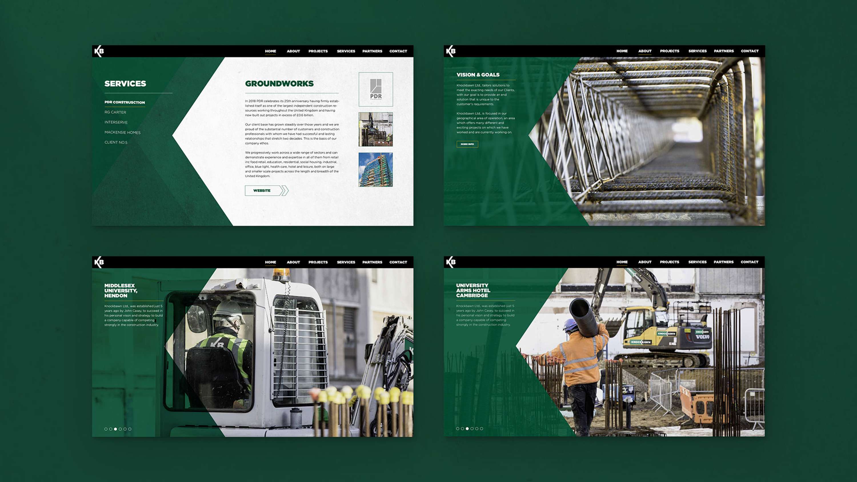 Knockbawn - Website Design by Paul Giles