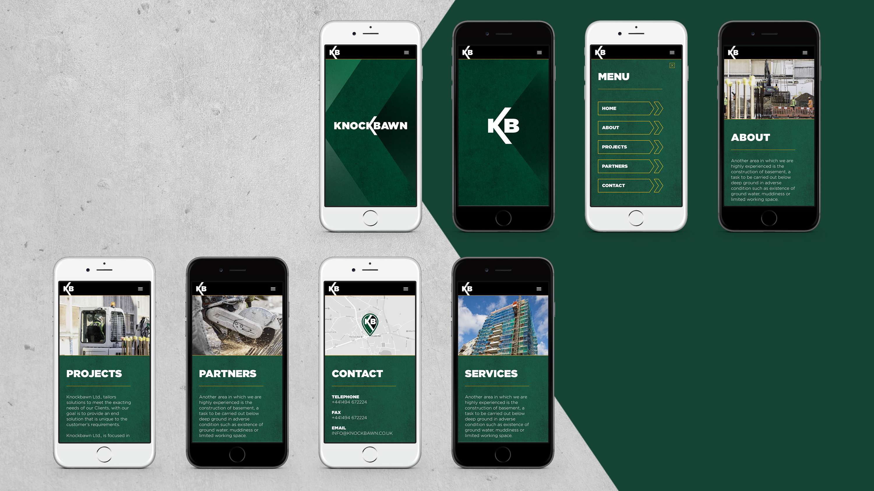 Knockbawn - Website Design by Paul Giles
