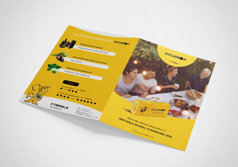 Flyer Eucarbon by Alexandra Mazeindesign