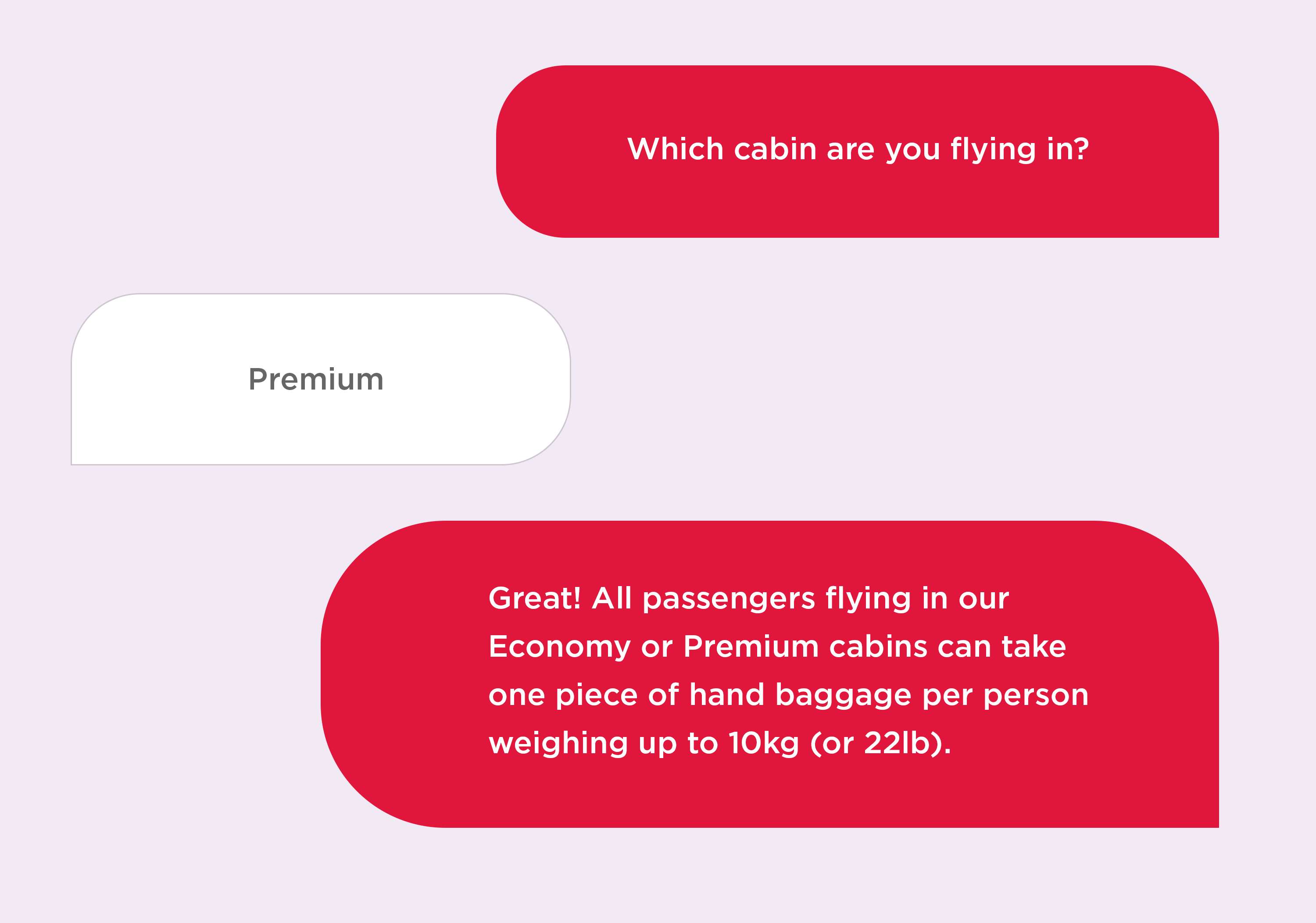 Virgin Atlantic baggage bot by Virgin Atlantic