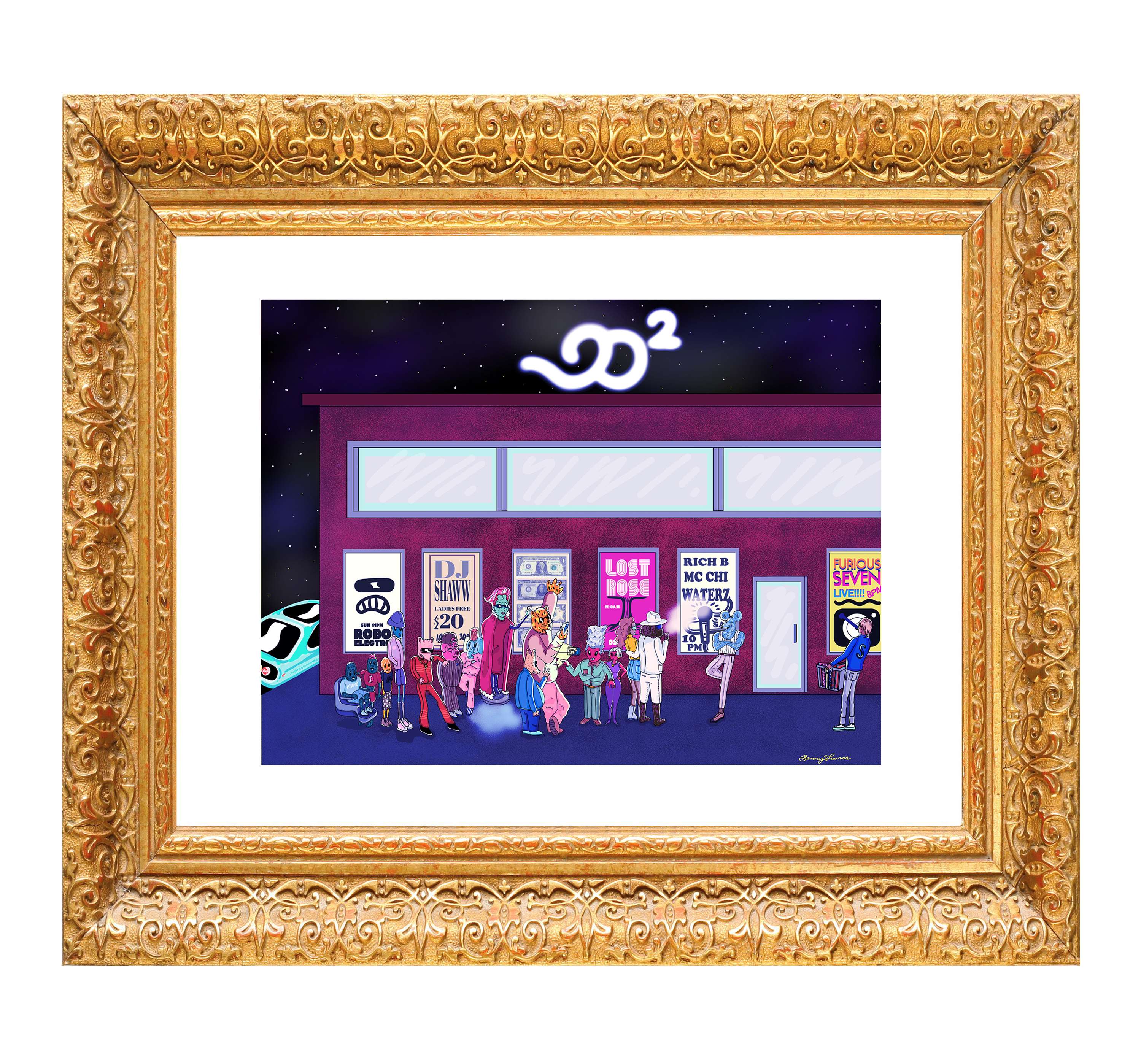 D2 Club Scene - Mackaroniuniverse.com by Benny Francs