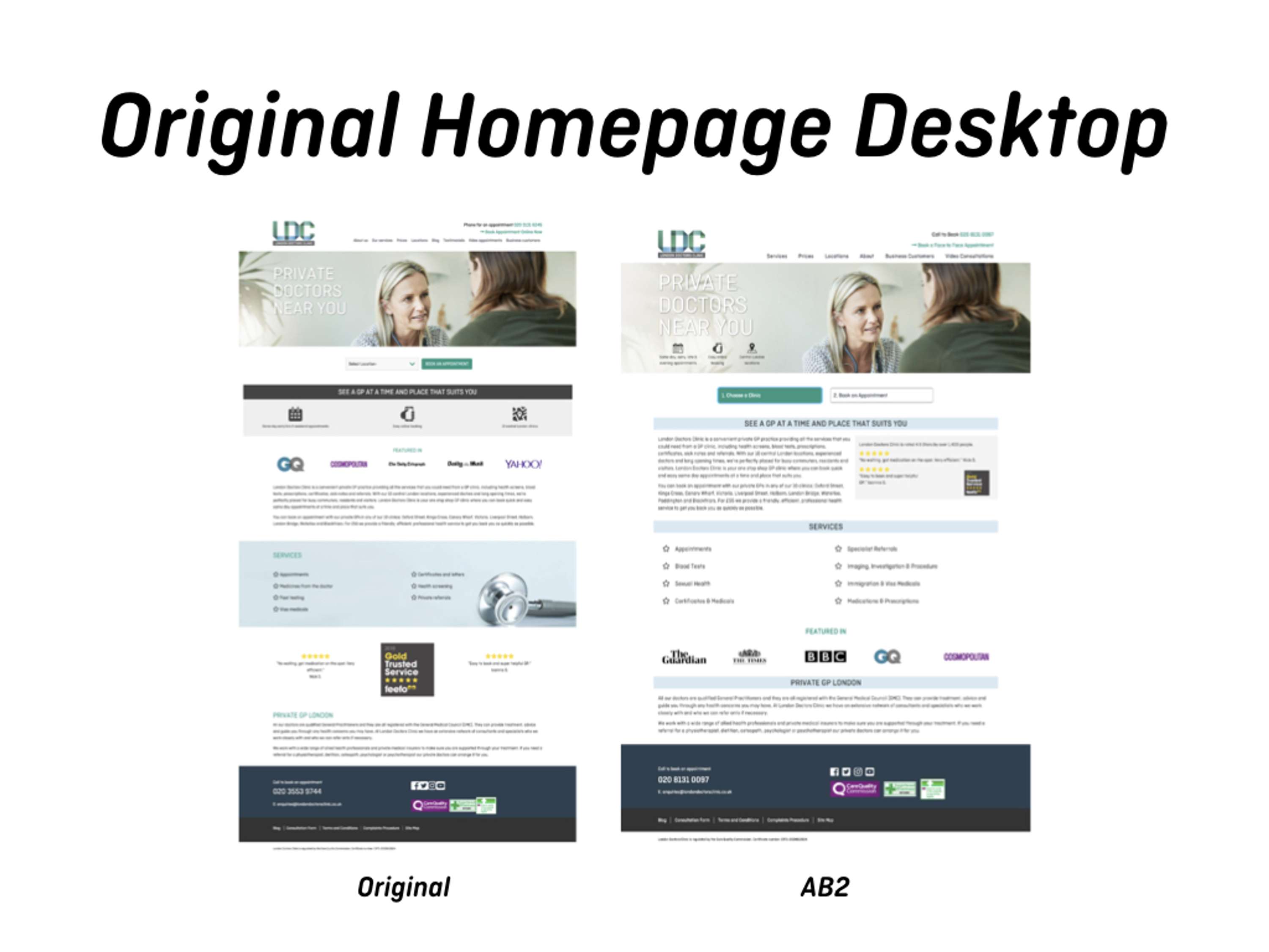 Photoshop design mock ups for client website by Jordan Ezra