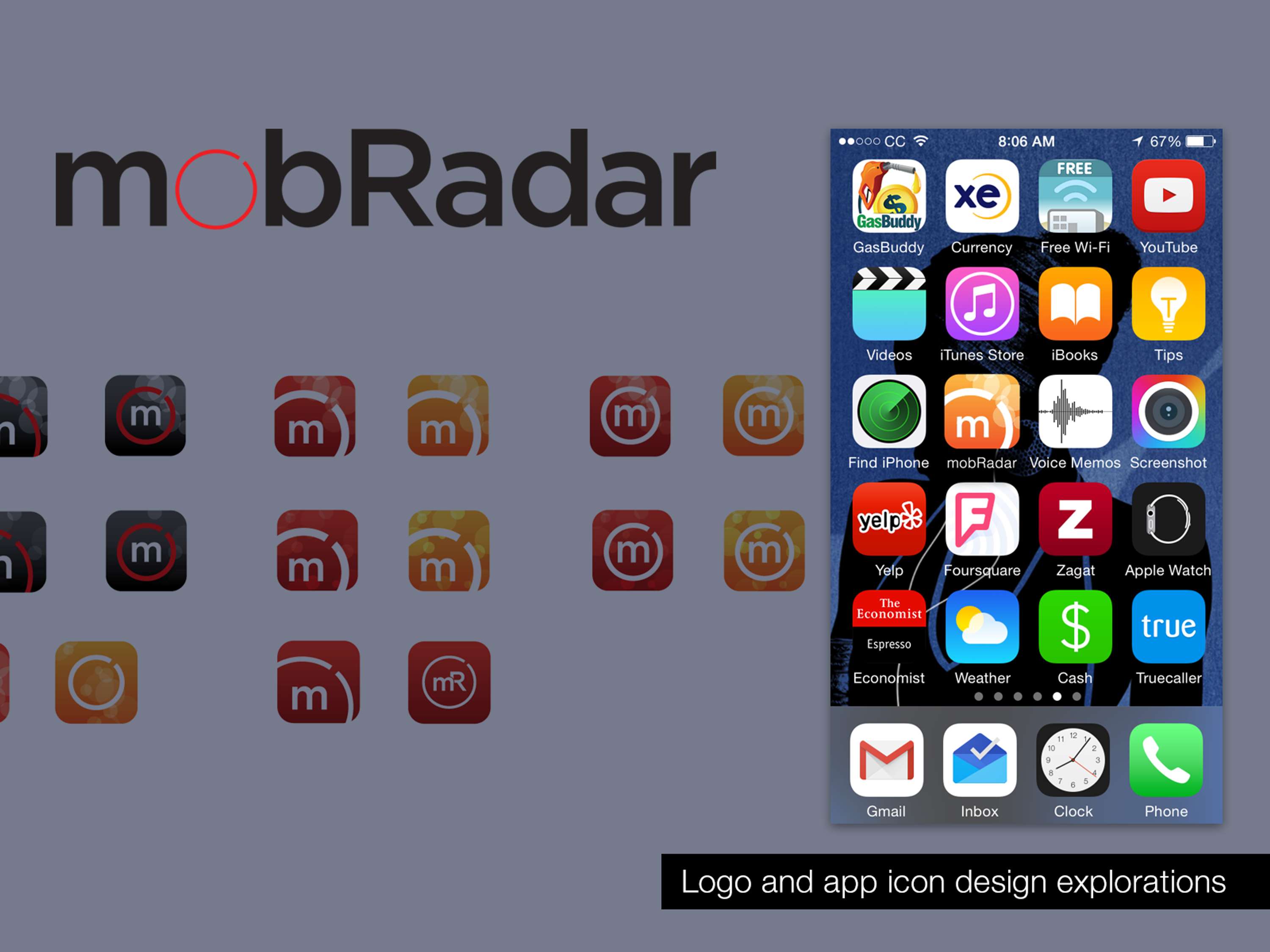mobRadar - Crowd and Gender Detector App UX Design by Miklos Philips